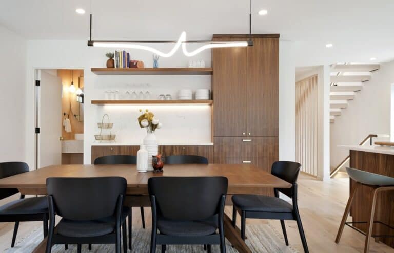 Image showcasing This Scandinavian inspired home blends seamlessly into a Seattle ...
