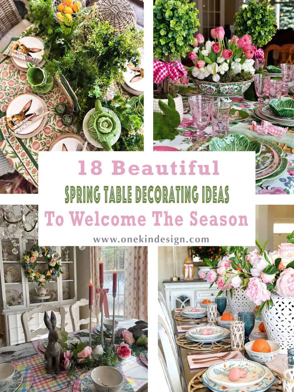spring table decorating ideas cover