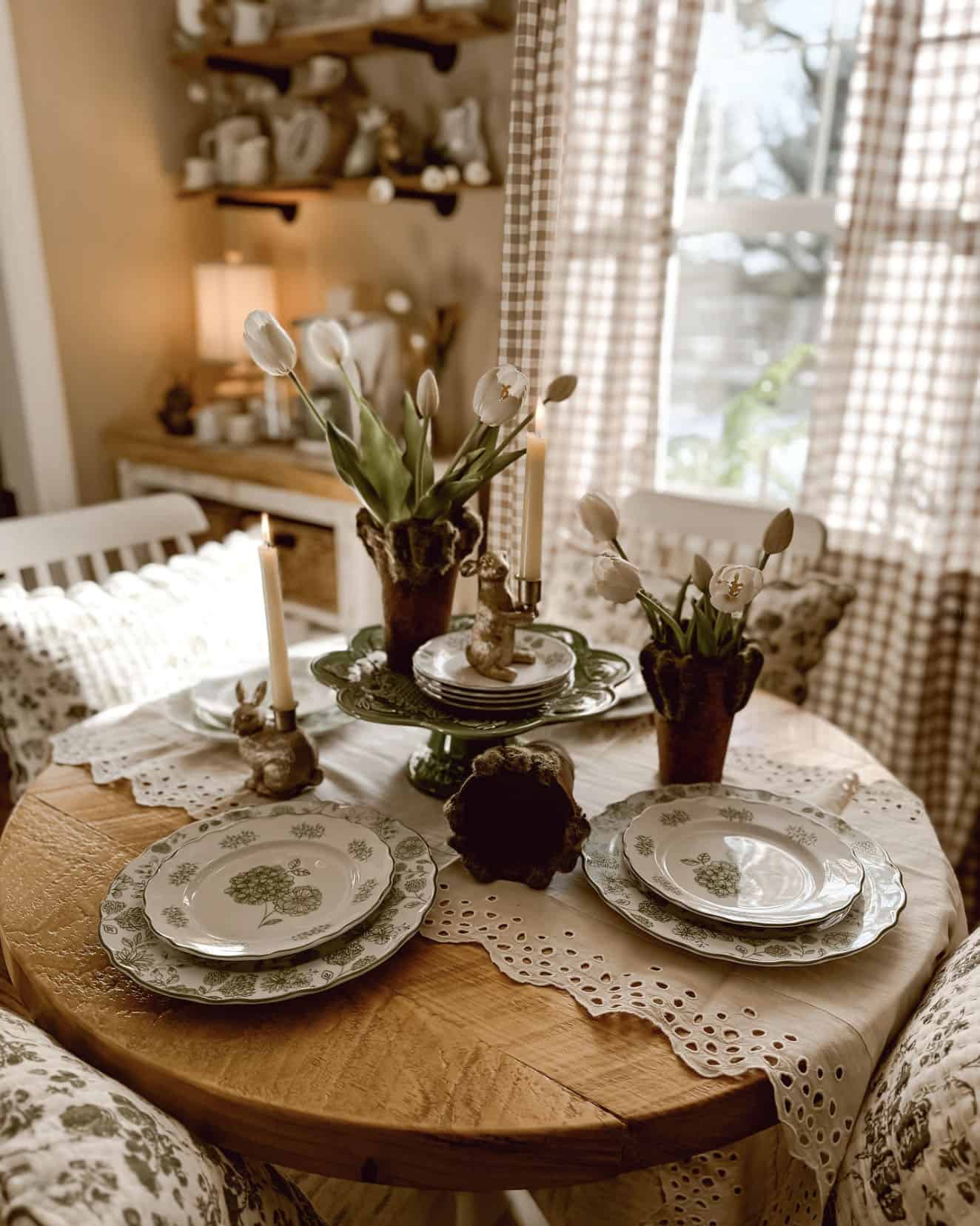 spring table decor