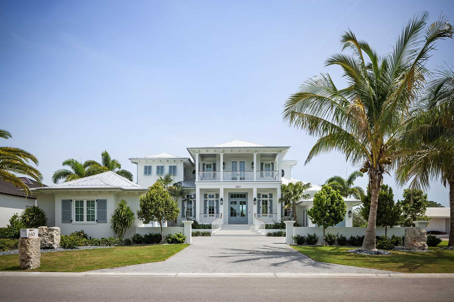 contemporary coastal home exterior