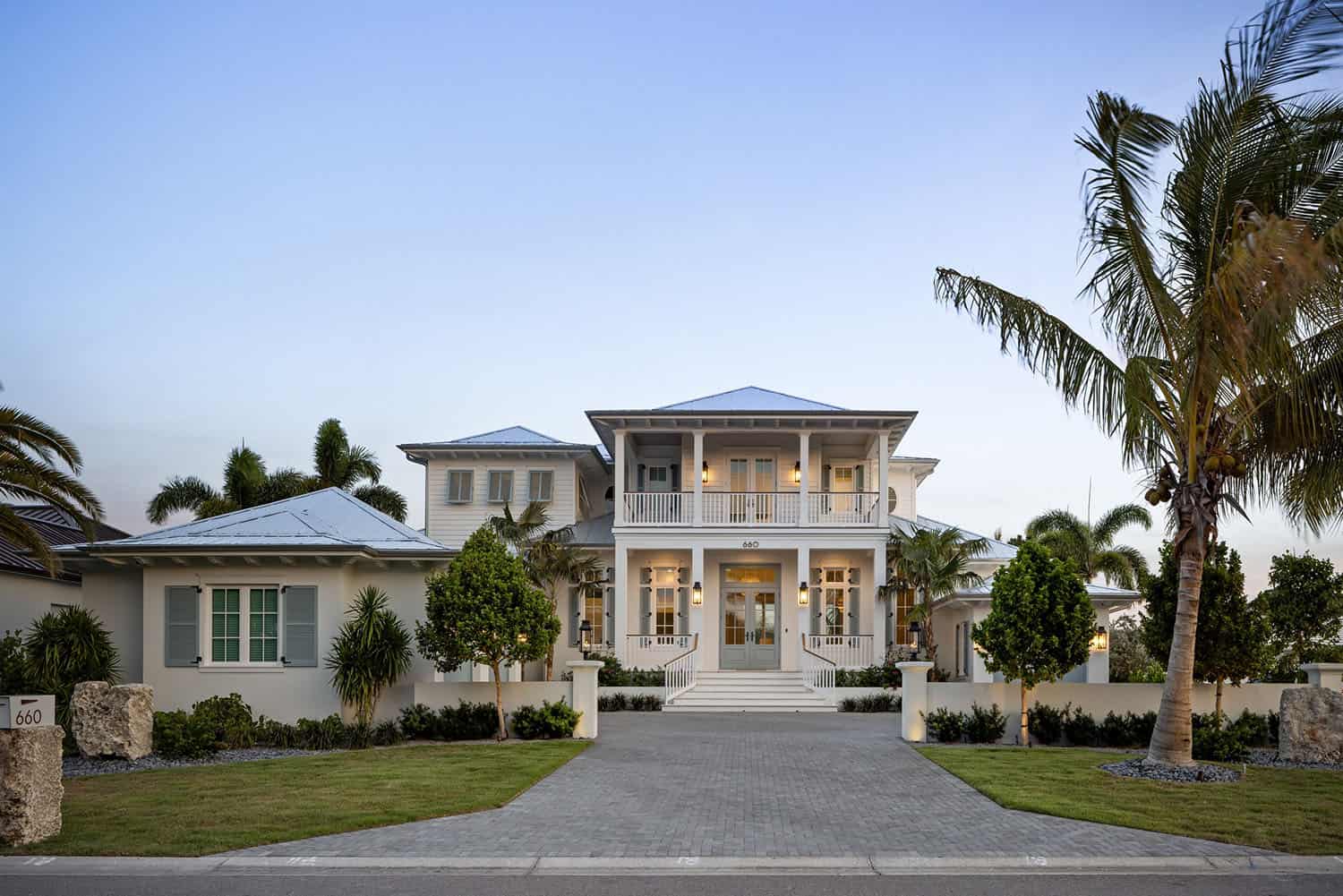 contemporary coastal home exterior