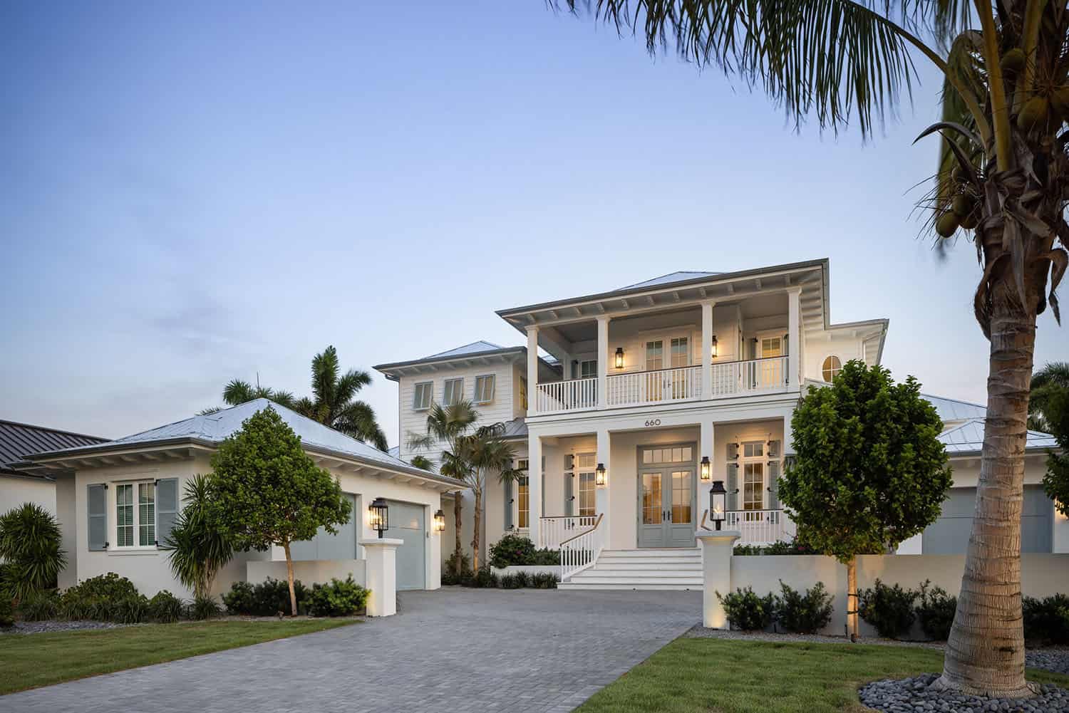 contemporary coastal home exterior