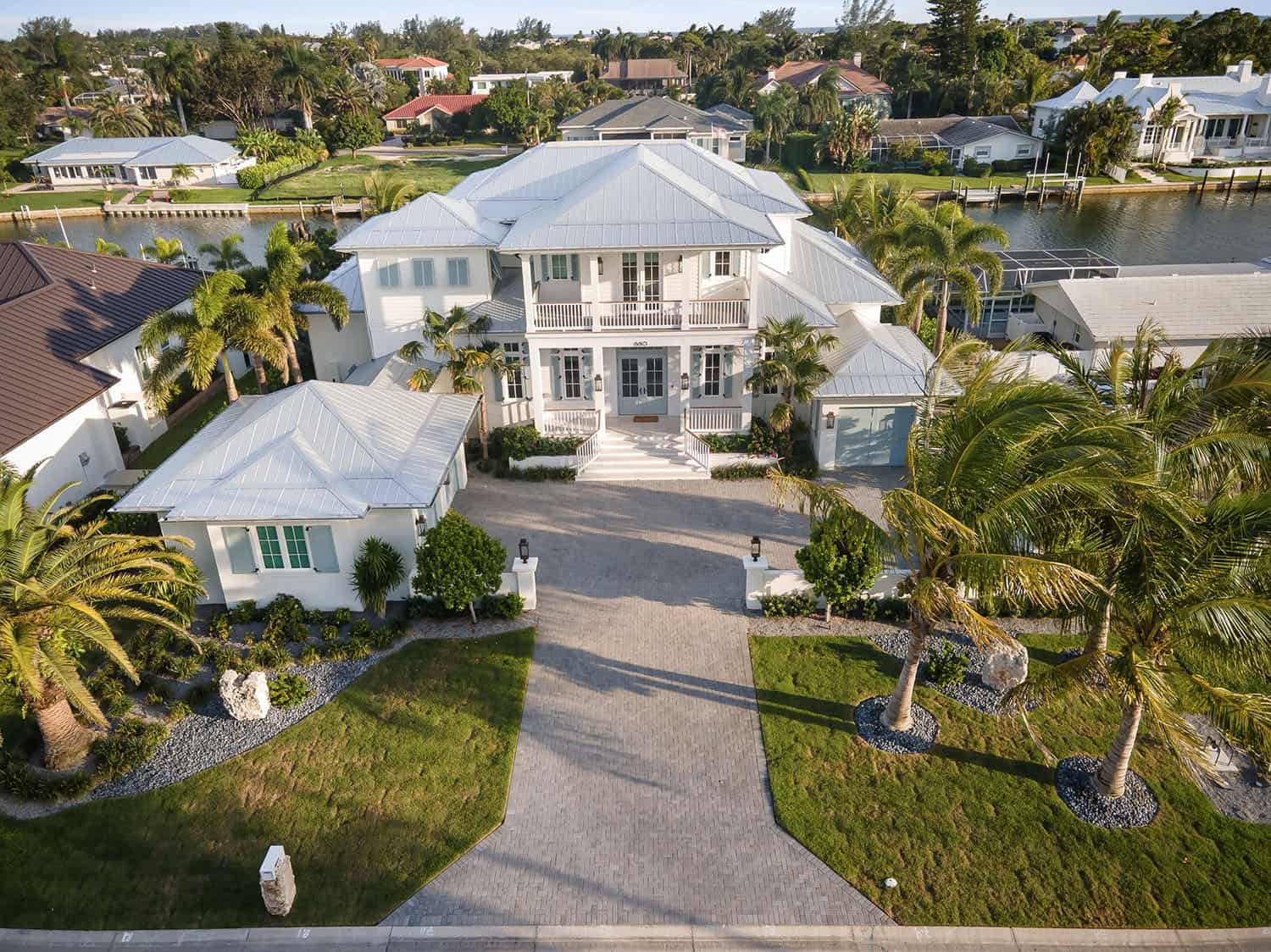 contemporary coastal home exterior