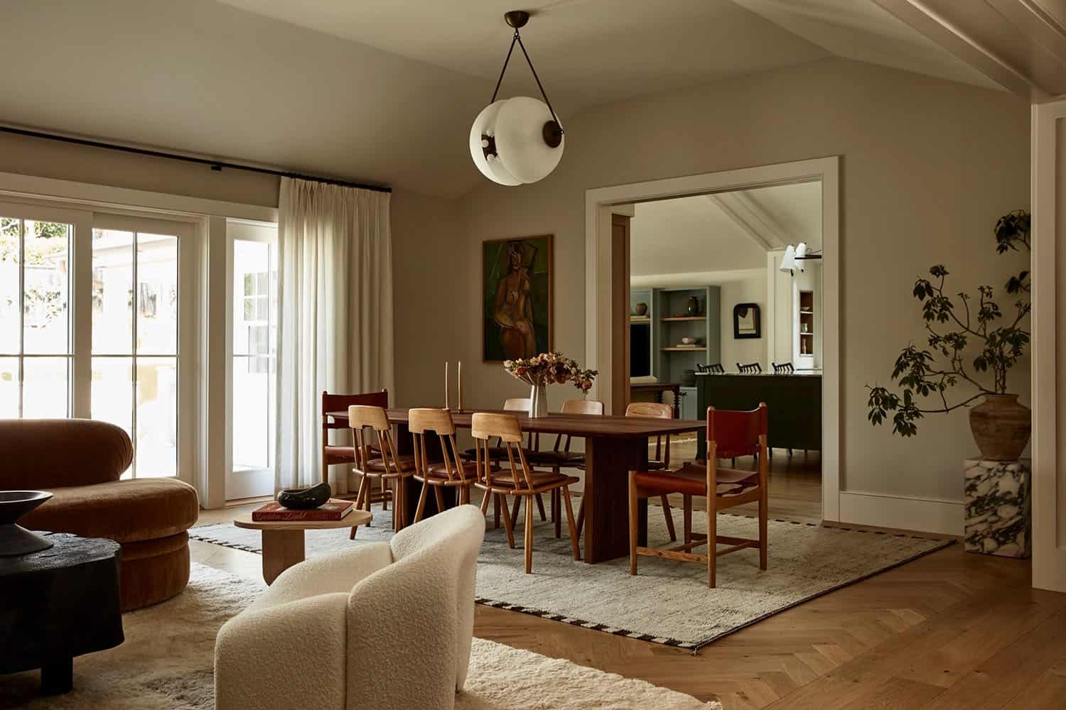 contemporary dining room 