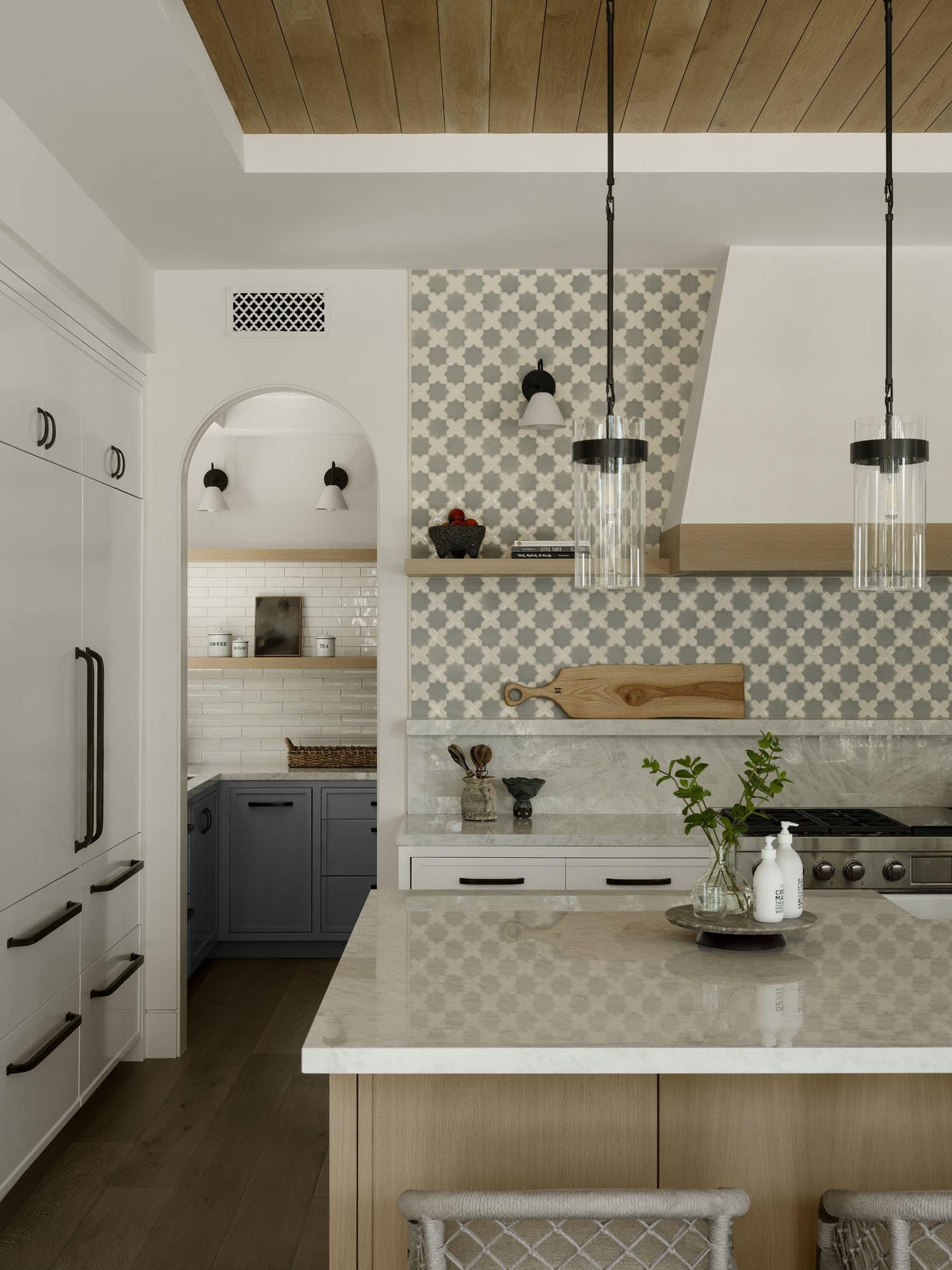 contemporary spanish-style kitchen