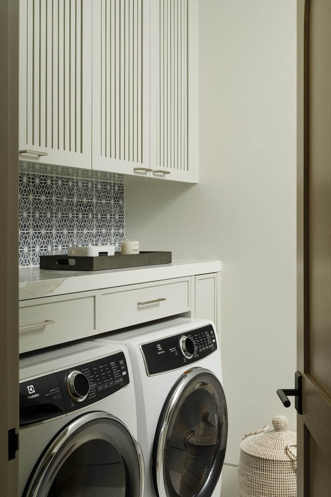 contemporary laundry room