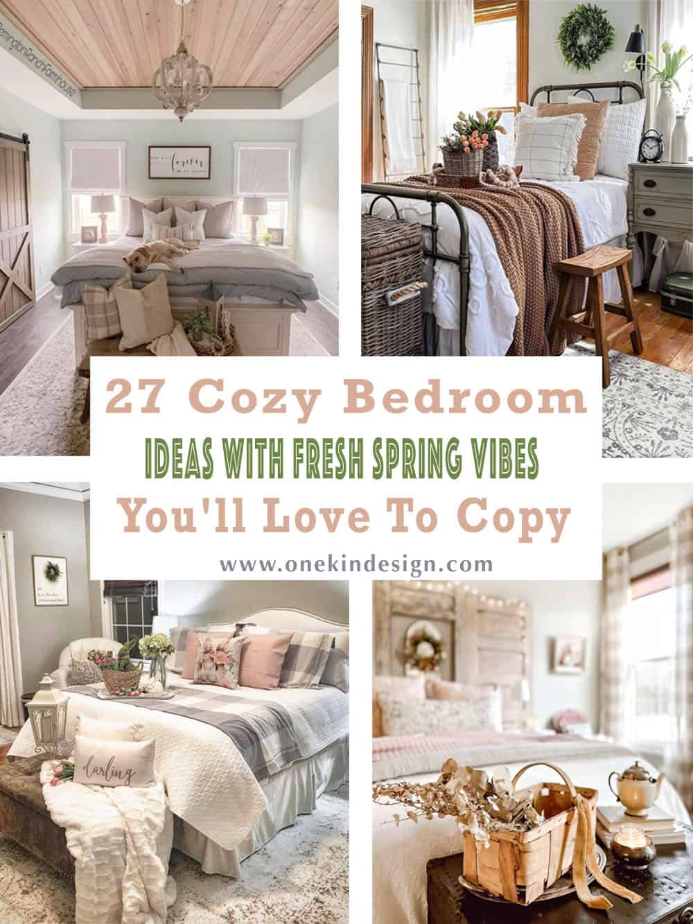 cozy bedroom ideas with fresh spring vibes