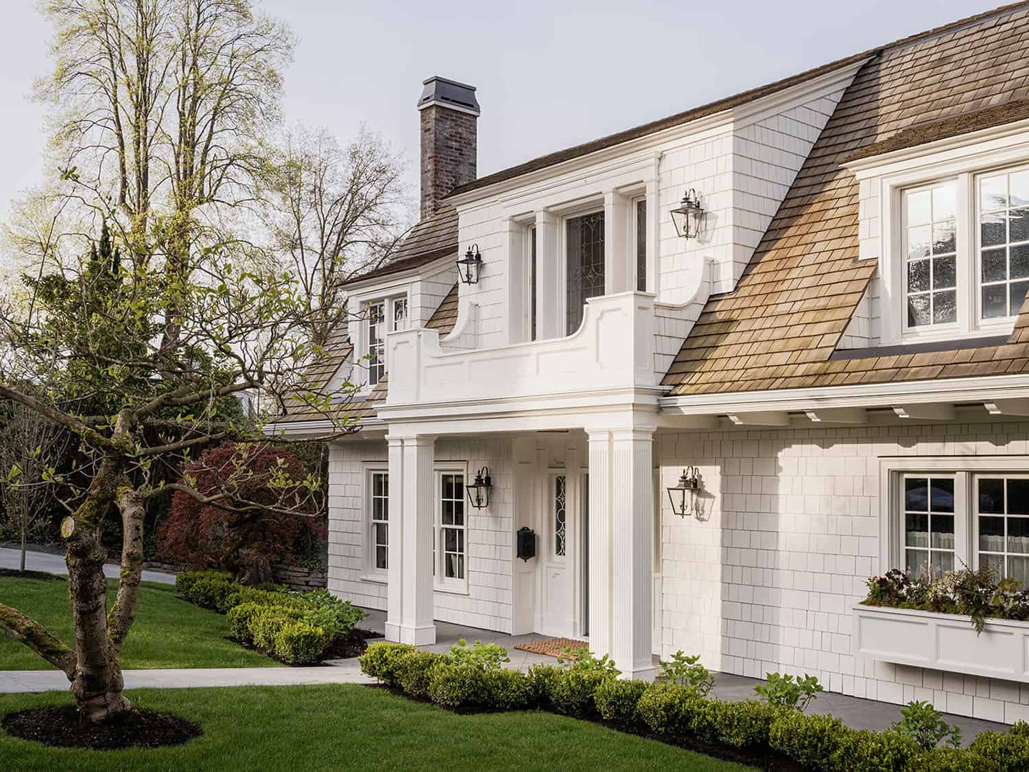 dutch colonial style home exterior