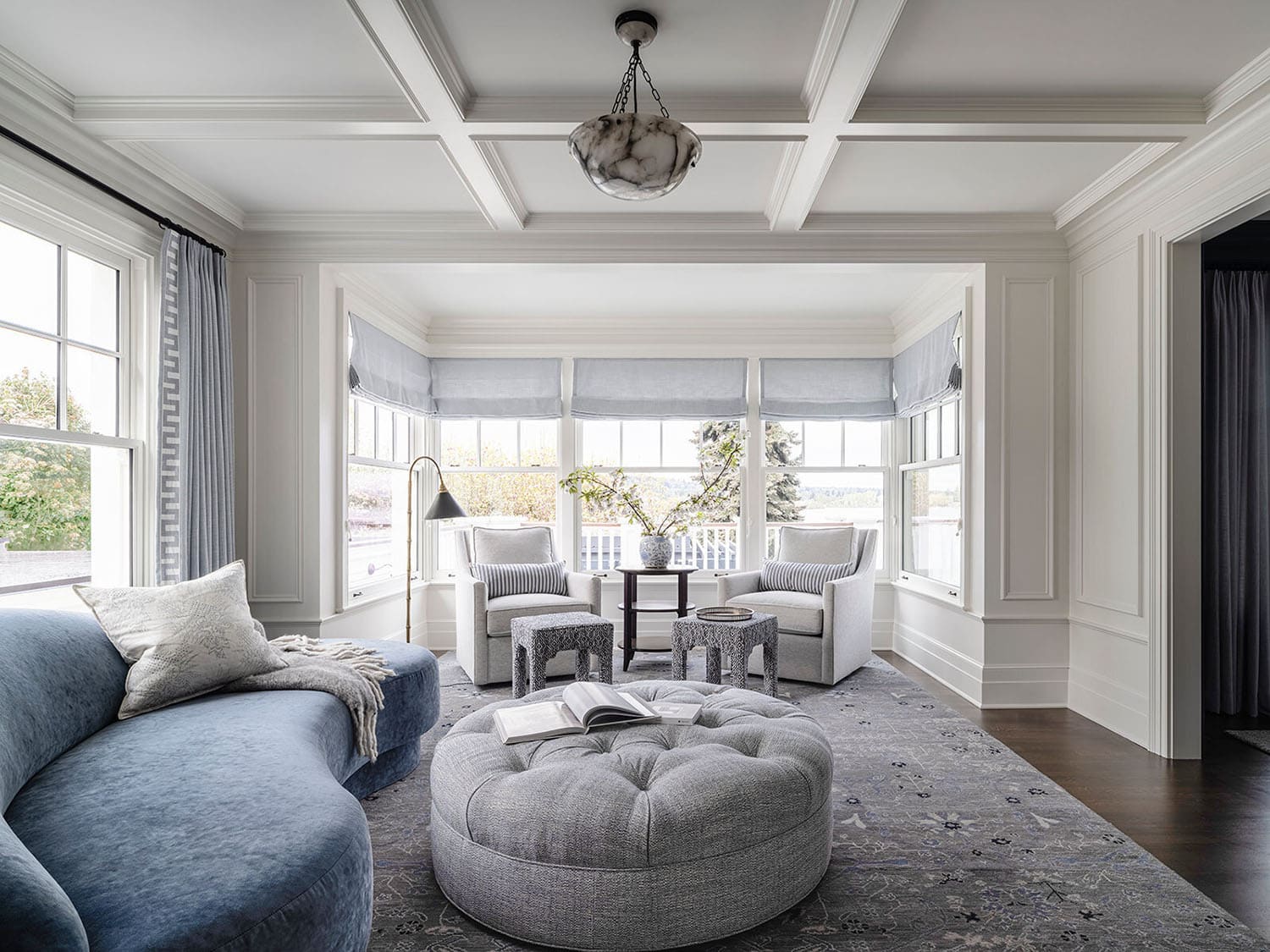 traditional style family room