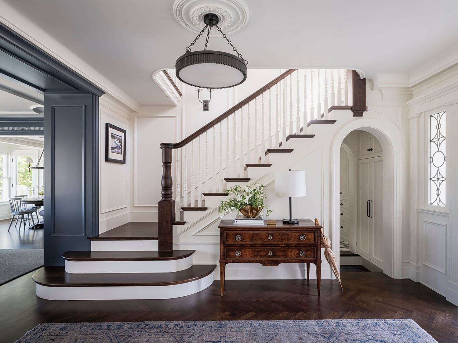 traditional style staircase