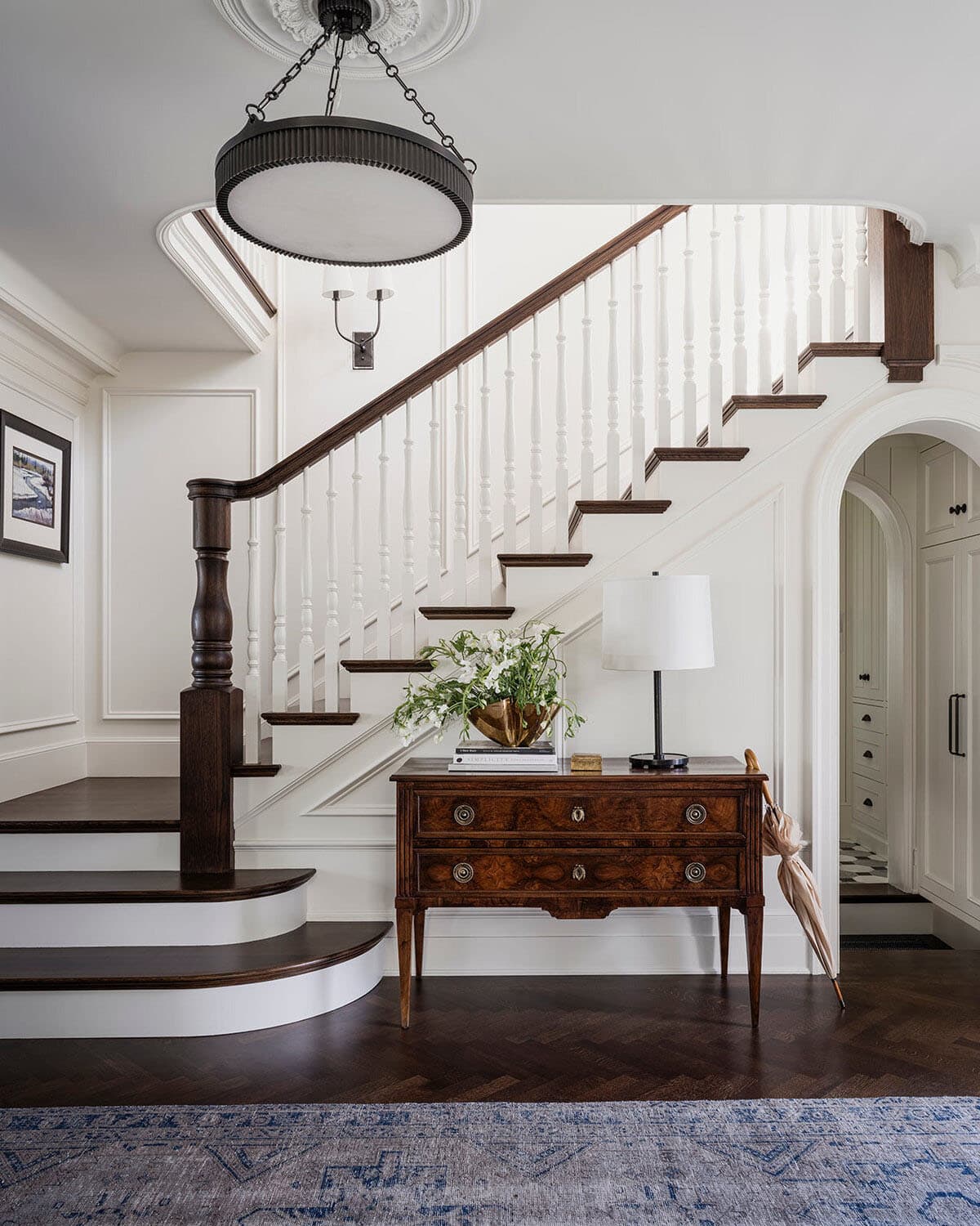 traditional style staircase