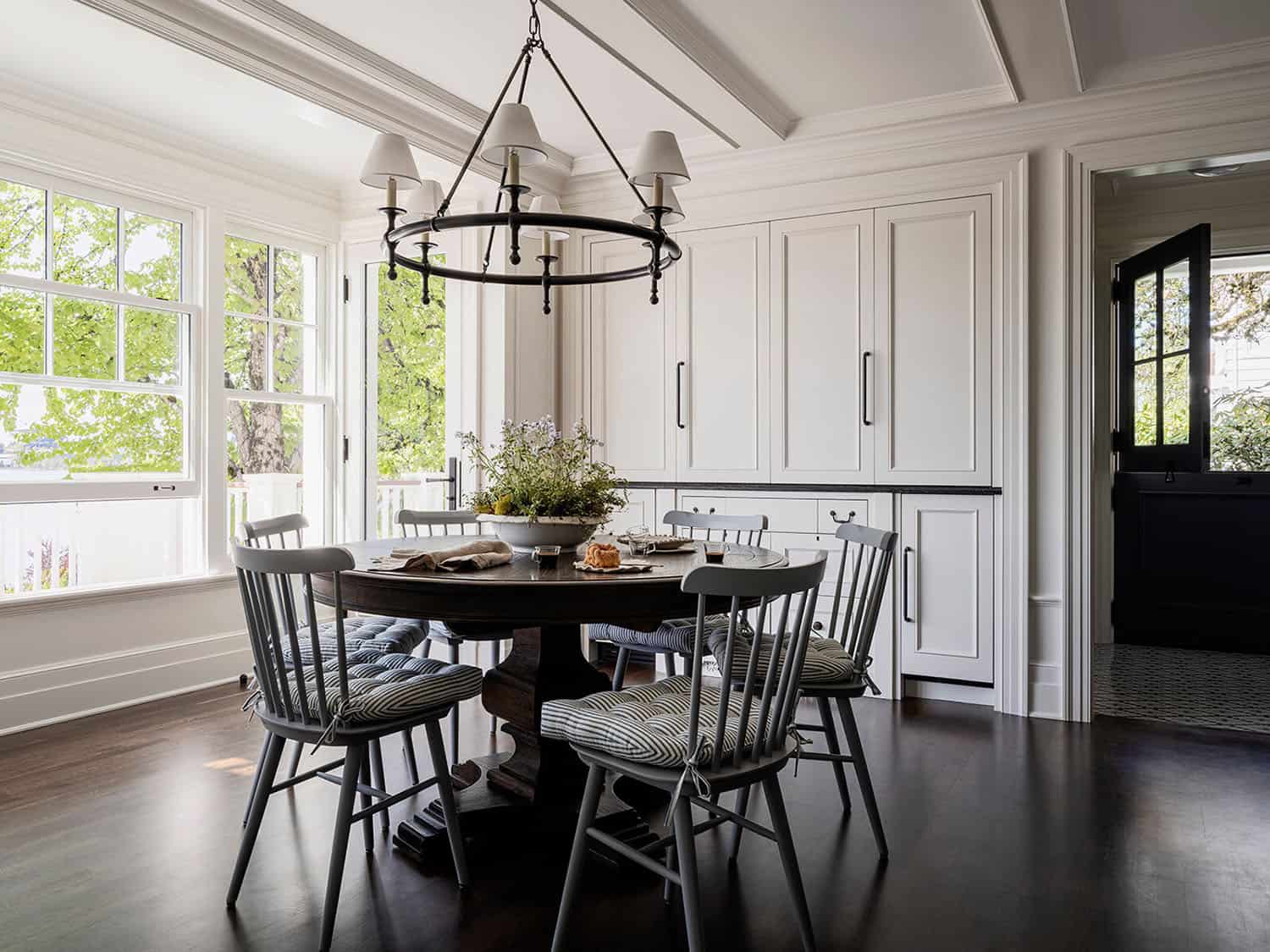 traditional style dining room