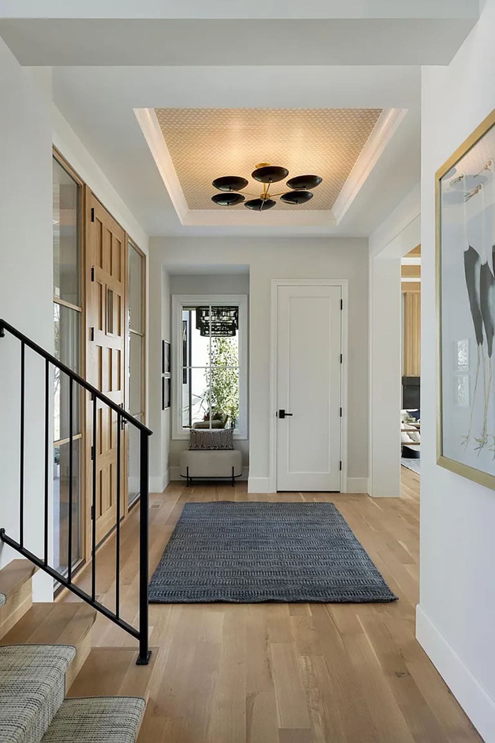 contemporary home foyer