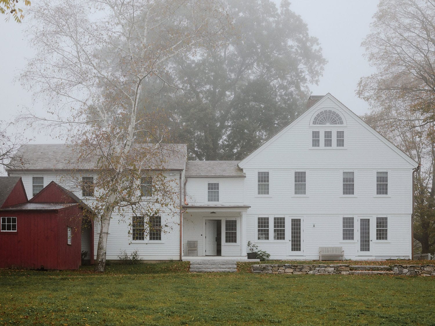 historic farmhouse exterior