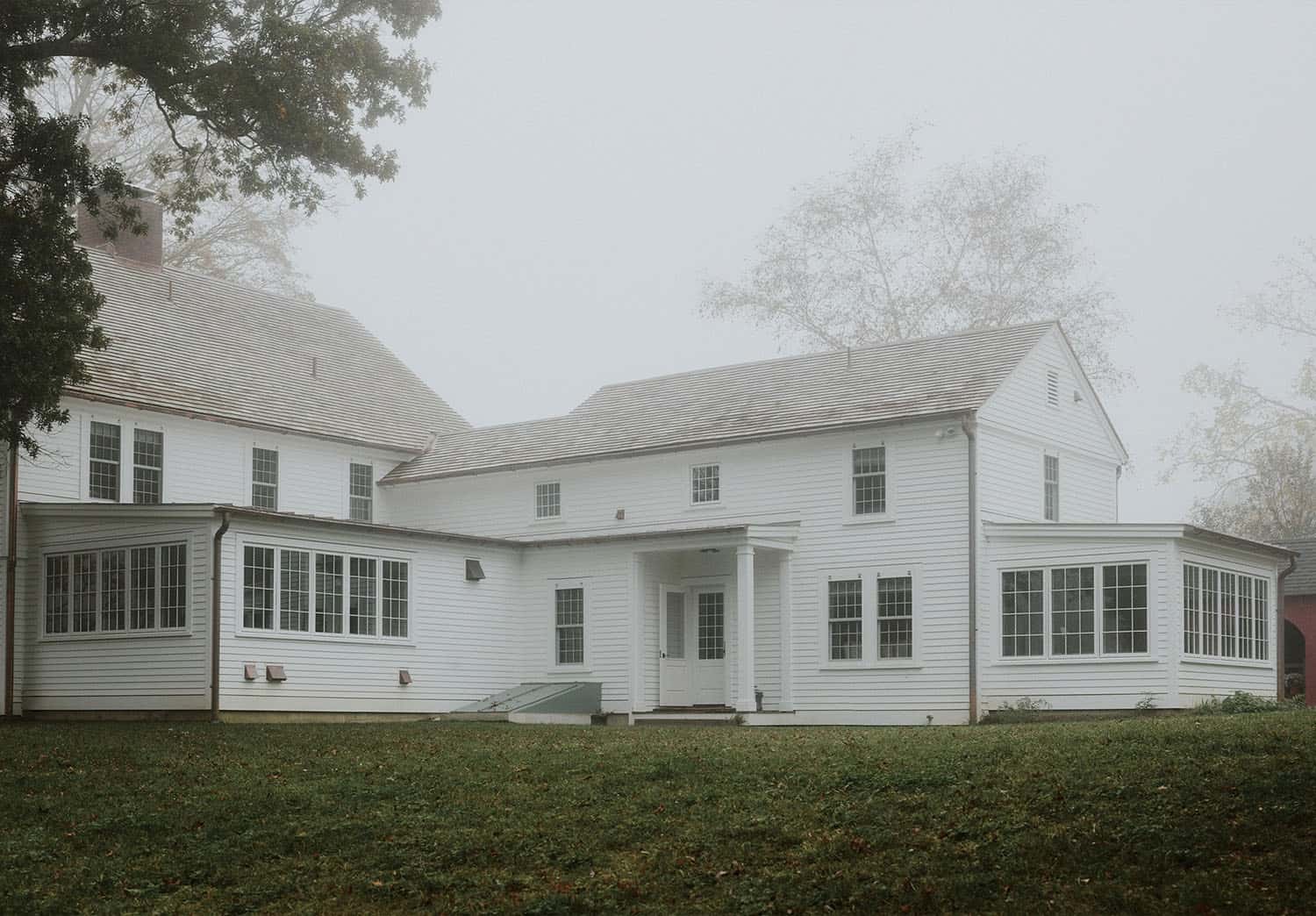historic farmhouse exterior