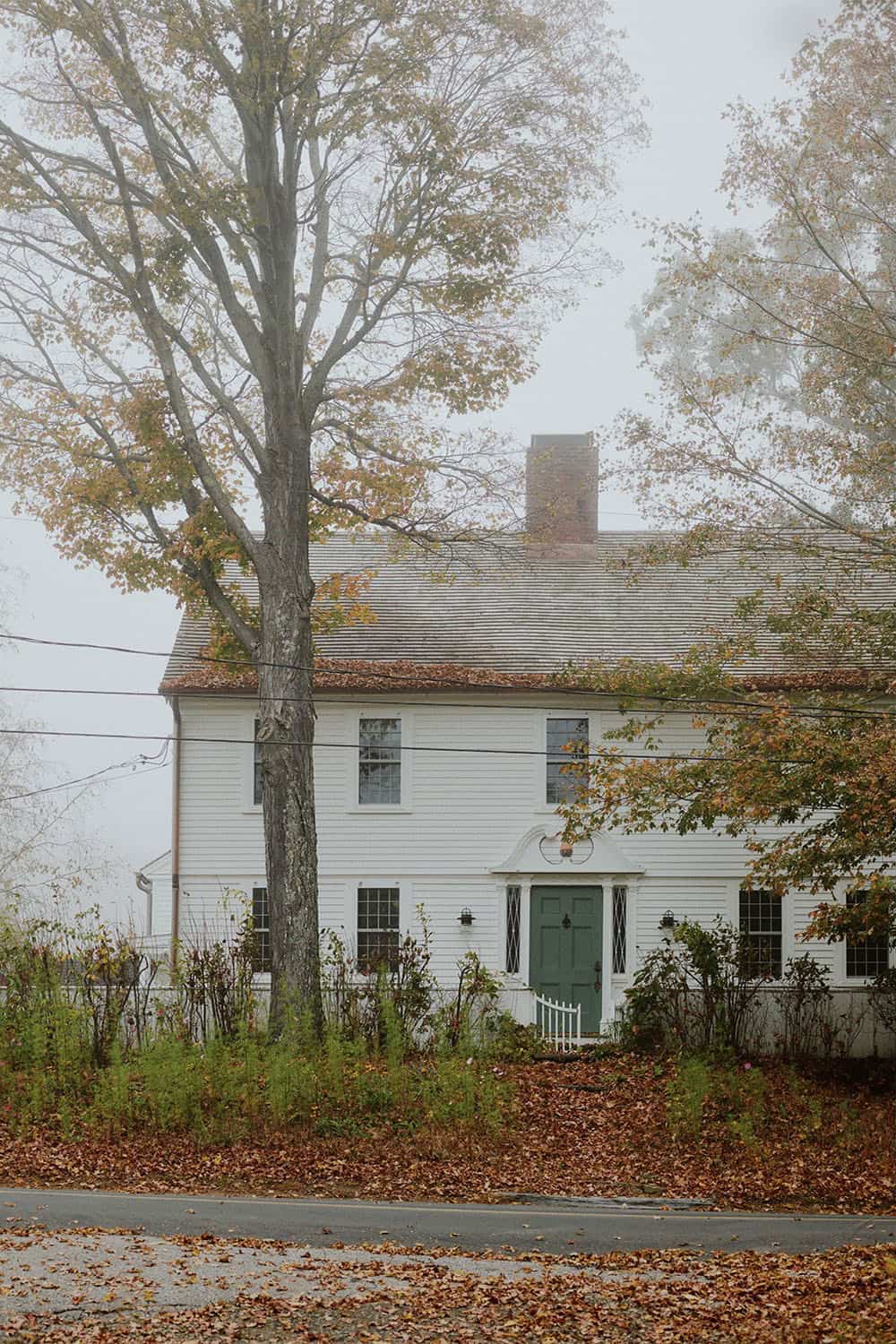 historic farmhouse exterior