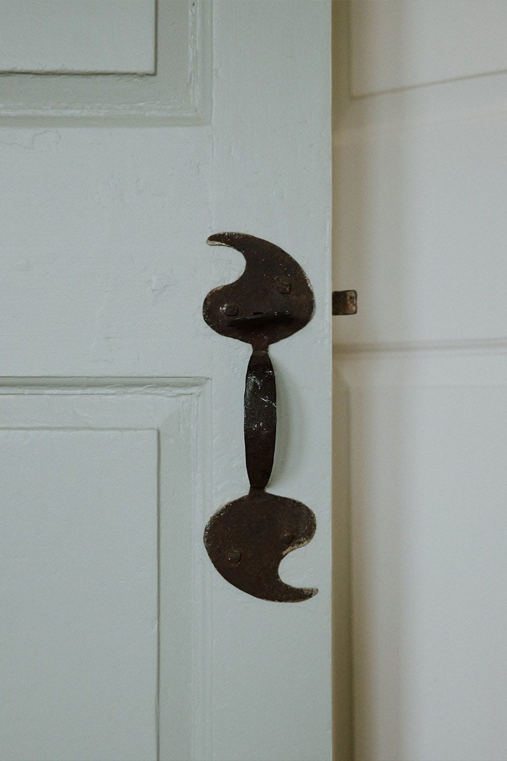 farmhouse style door hardware detail
