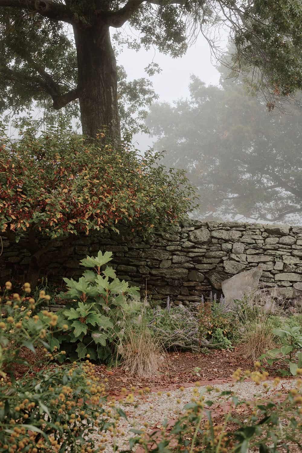 historic farmhouse exterior landscape