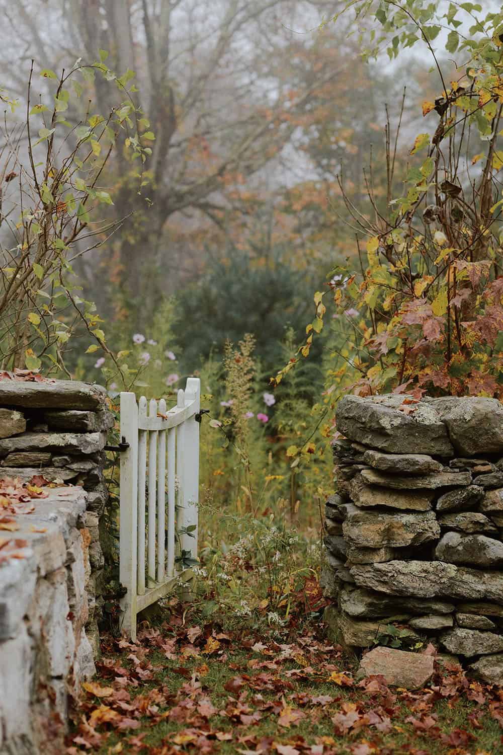 historic farmhouse exterior landscape