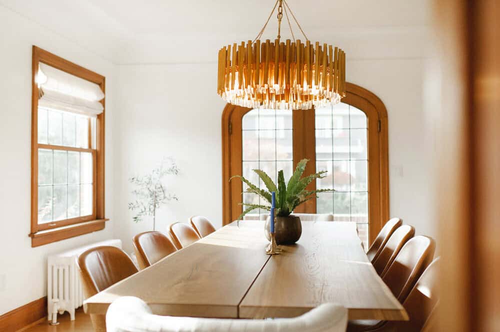 transitional stye formal dining room