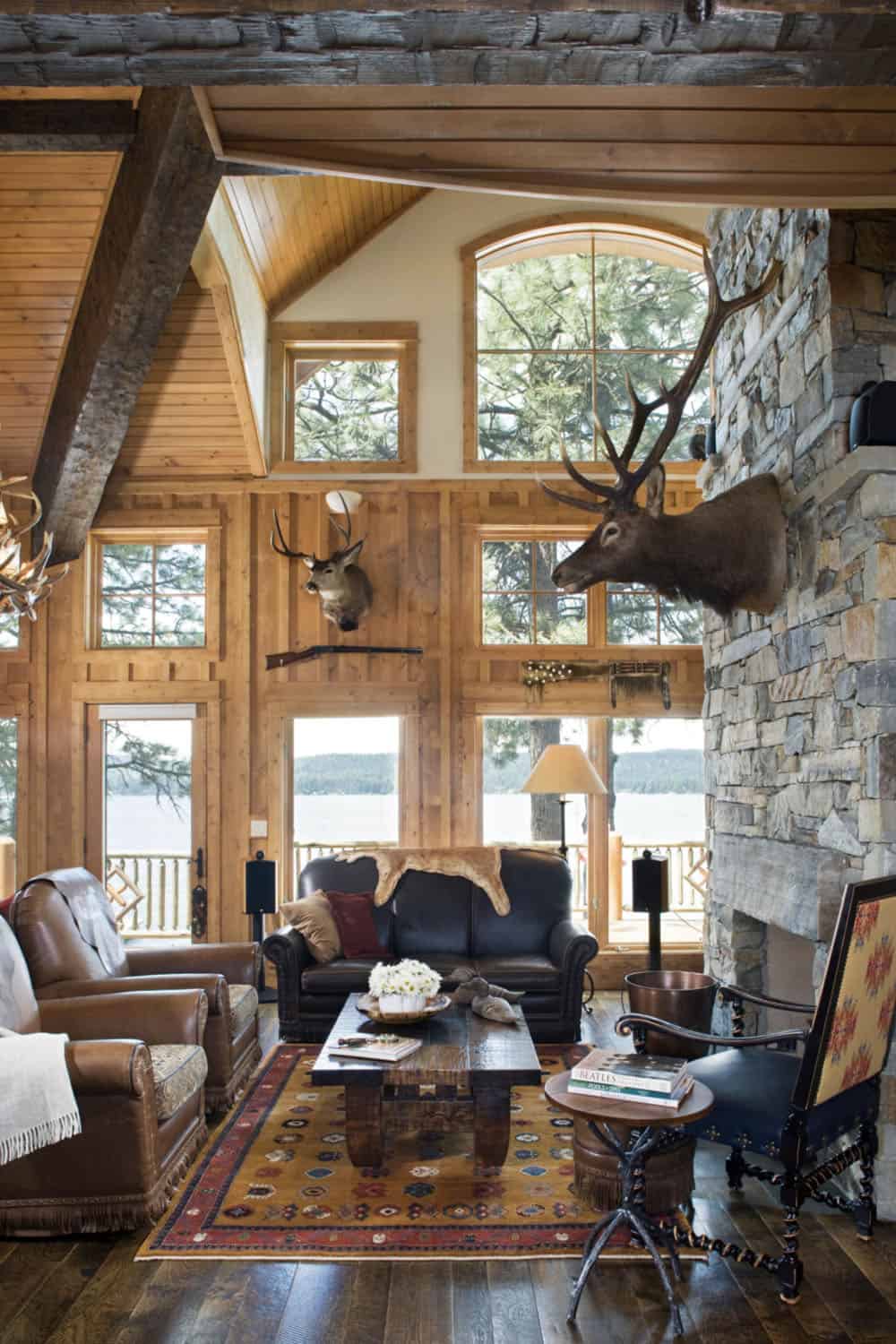 rustic living room