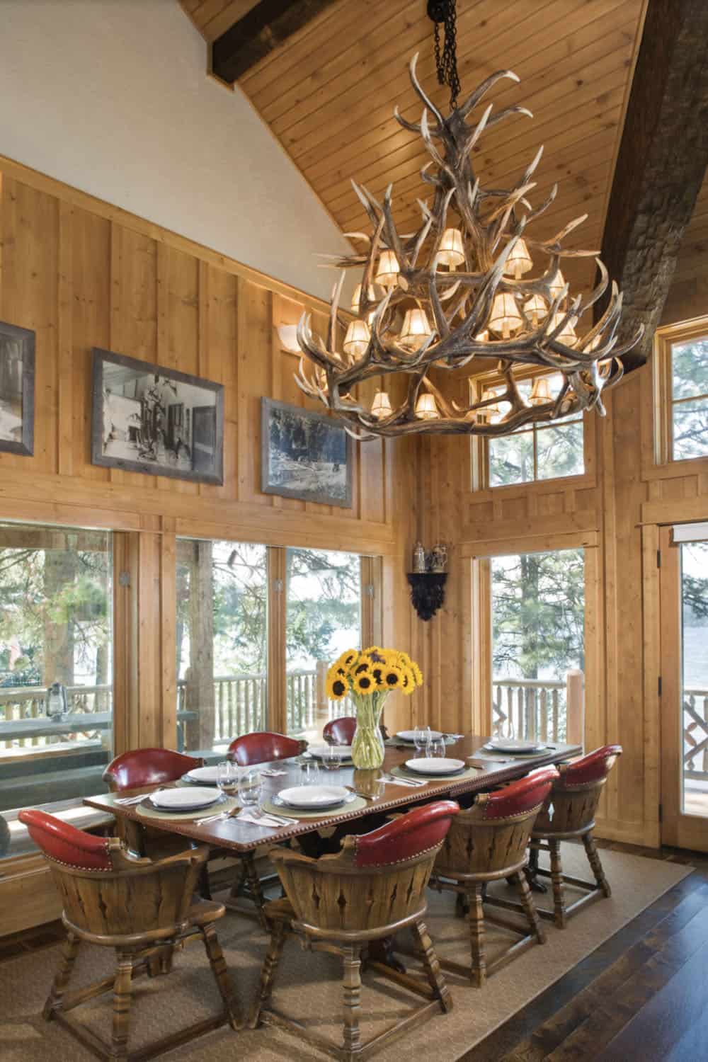 rustic dining room