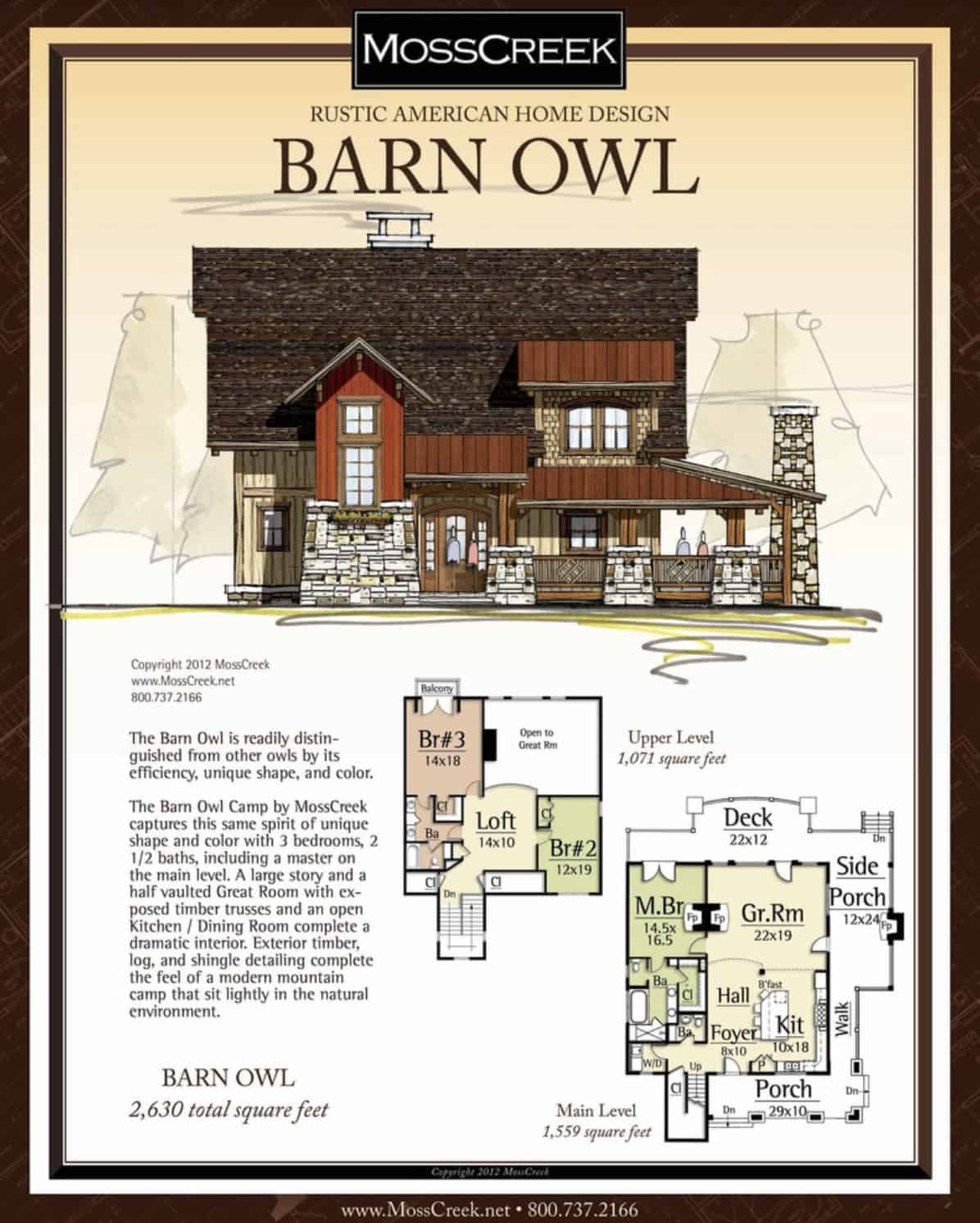 rustic cabin floor plan