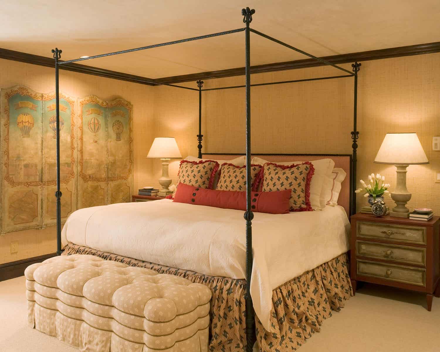 mediterranean style bedroom