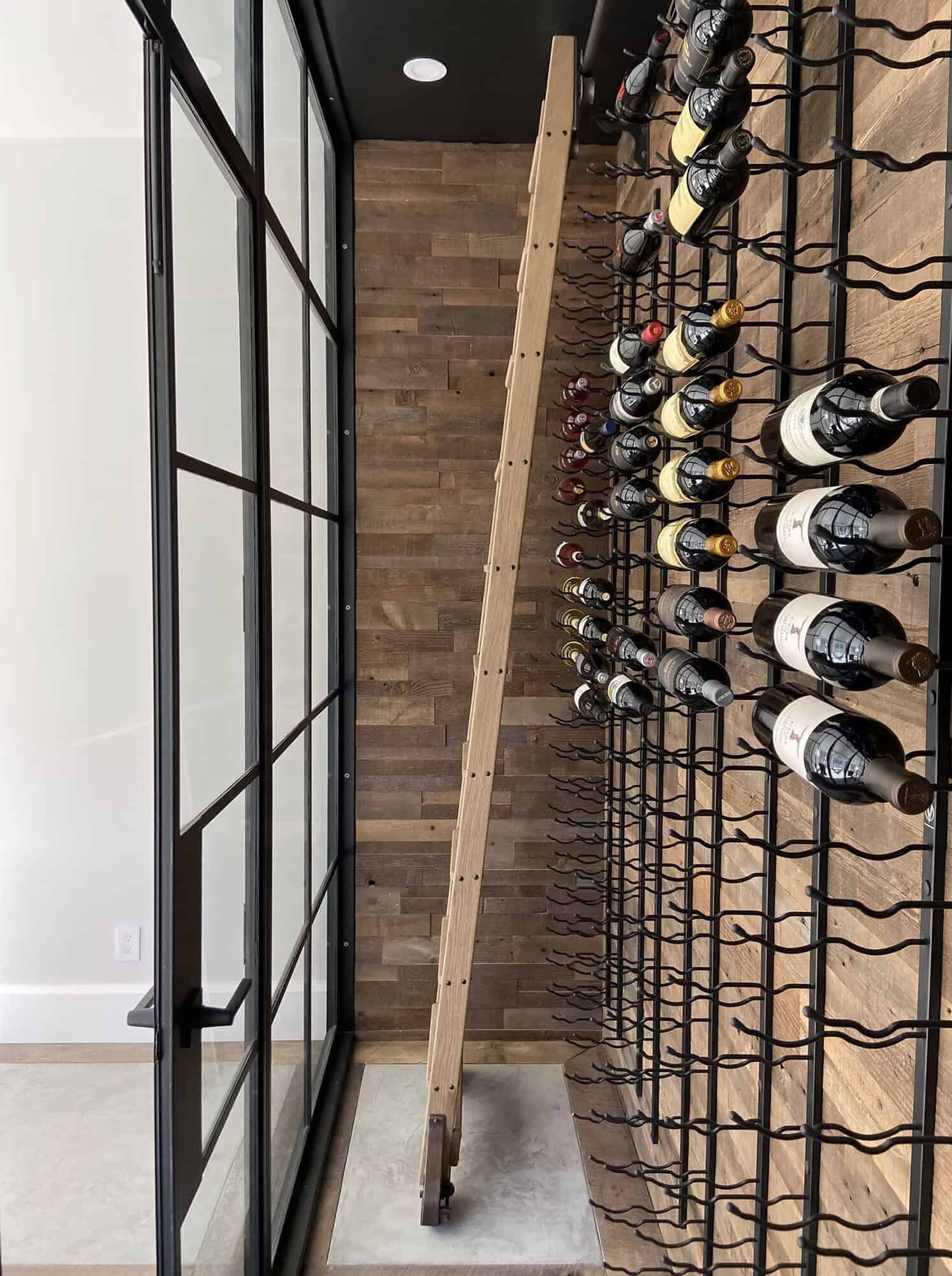 farmhouse style wine cellar