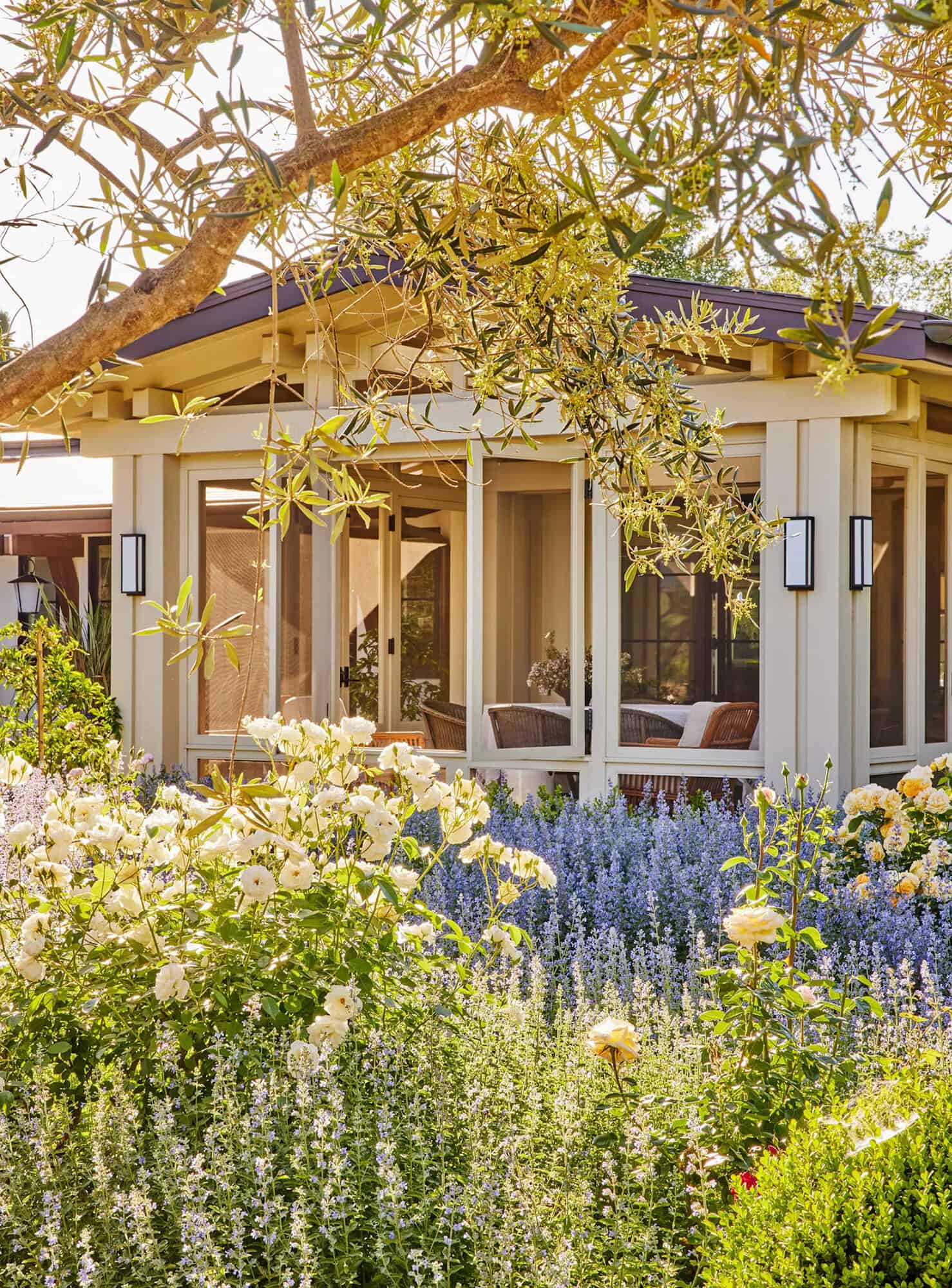 modern vineyard home exterior