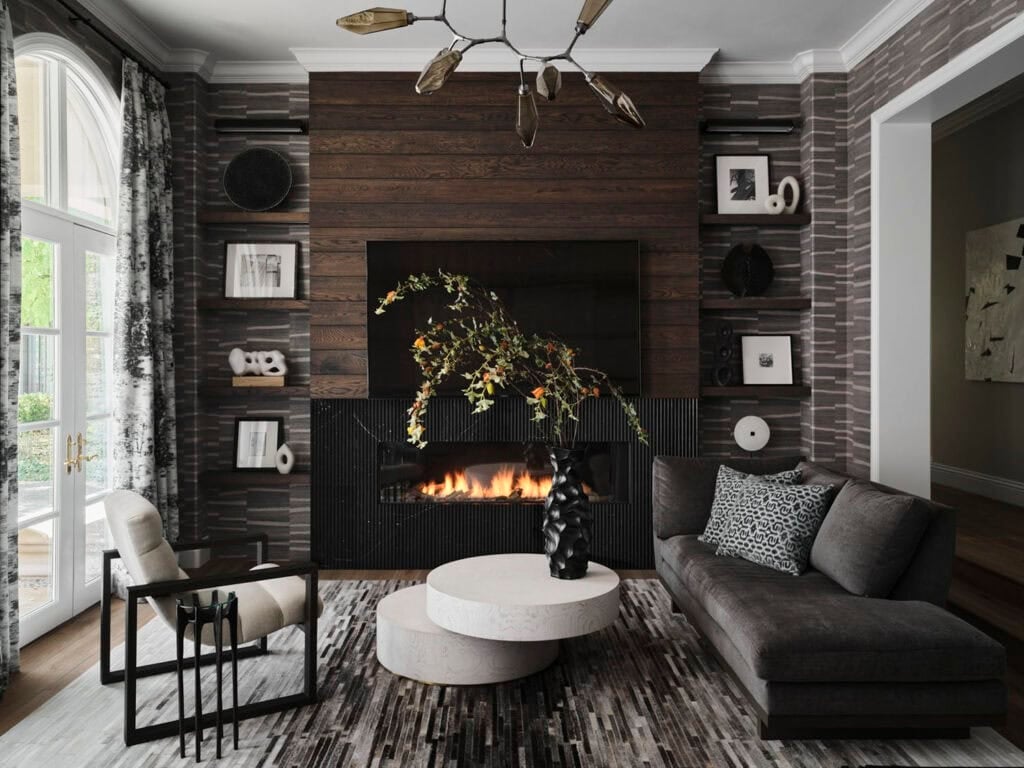 A peek inside this moody modern Mediterranean home in Northern California