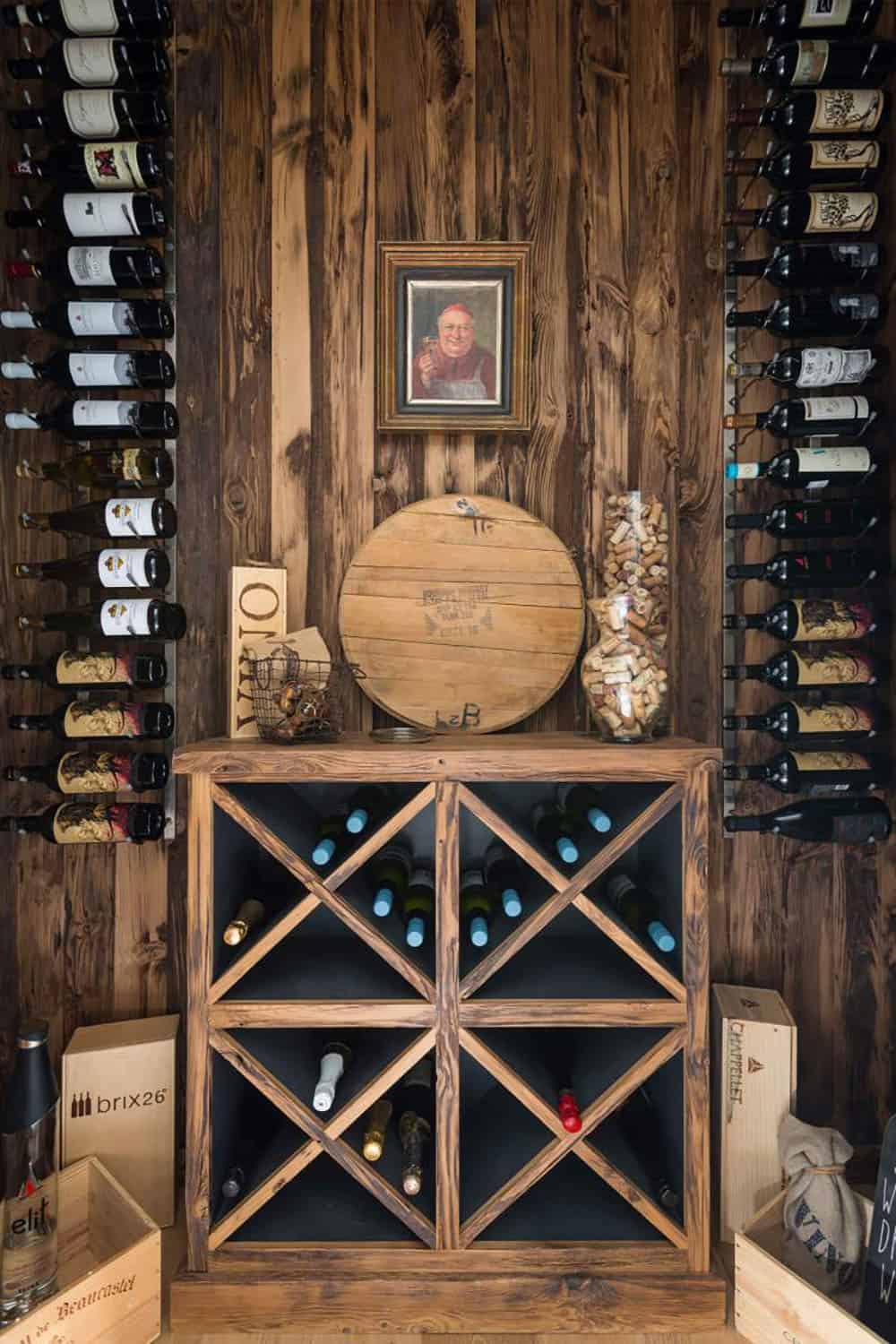 contemporary wine cellar