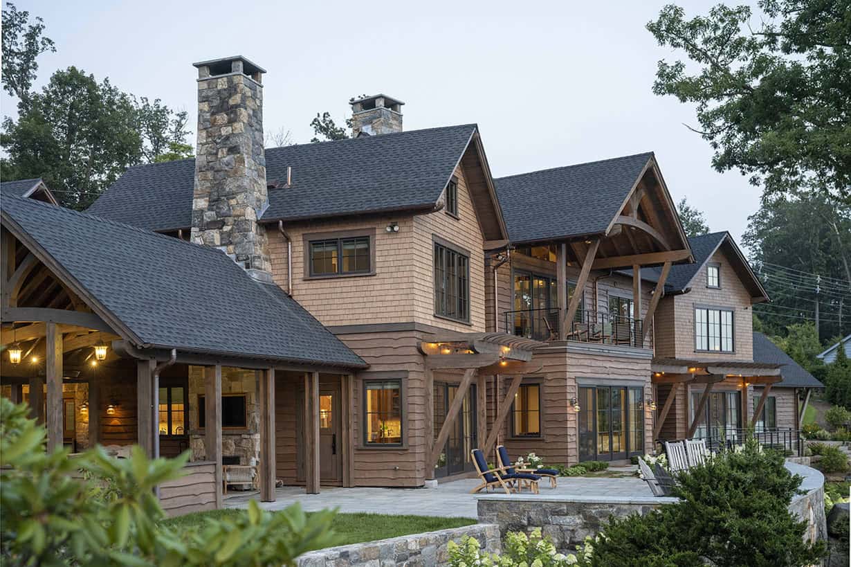 rustic house exterior