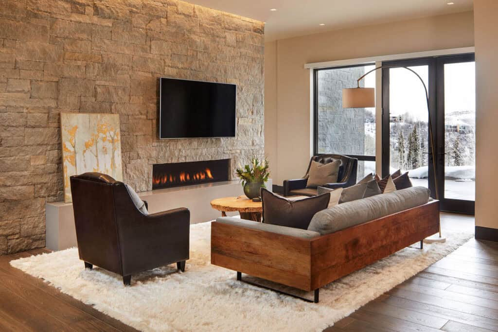 This stunning mountain getaway in Snowmass Village boasts captivating views