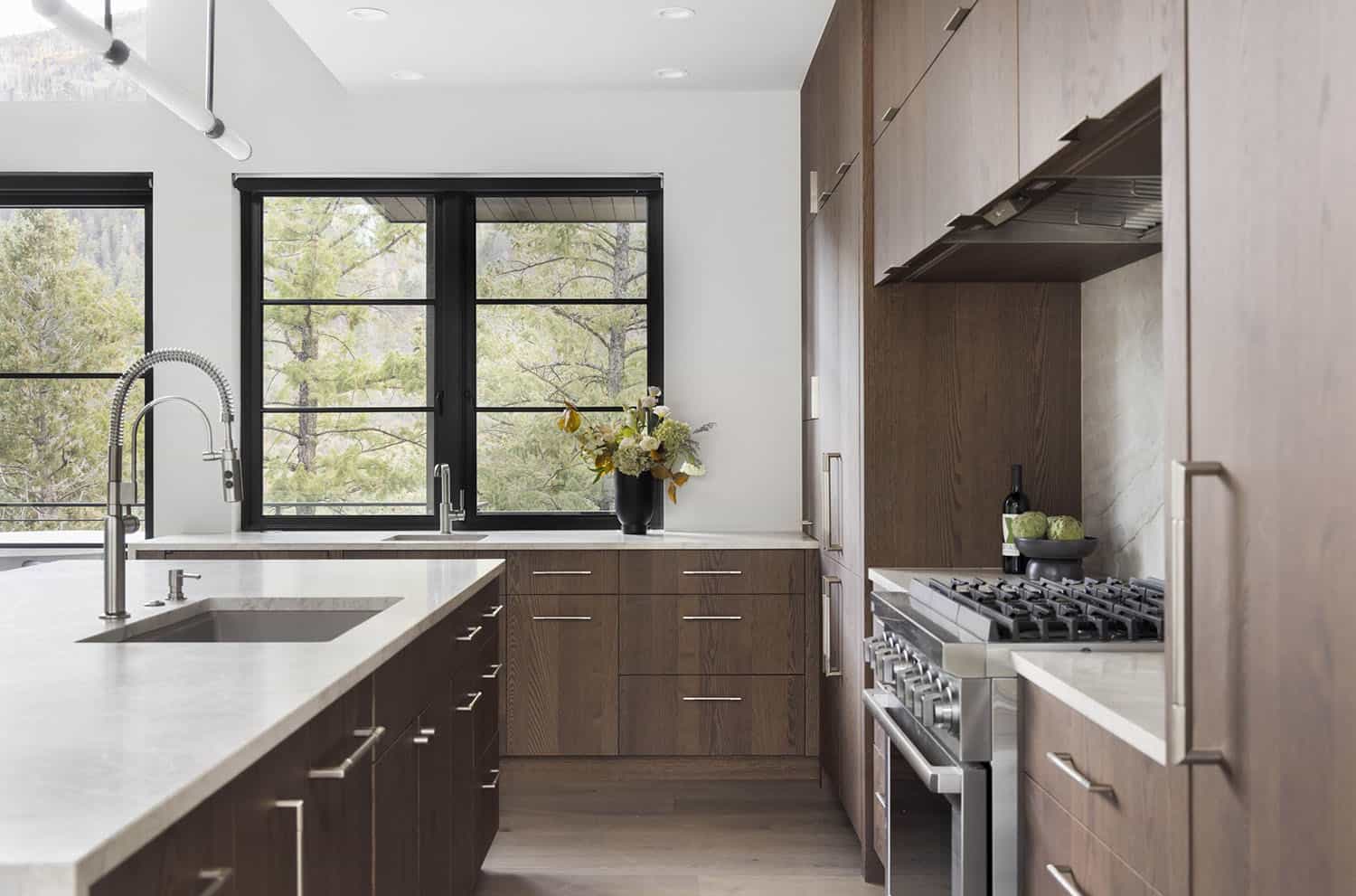 modern rustic kitchen