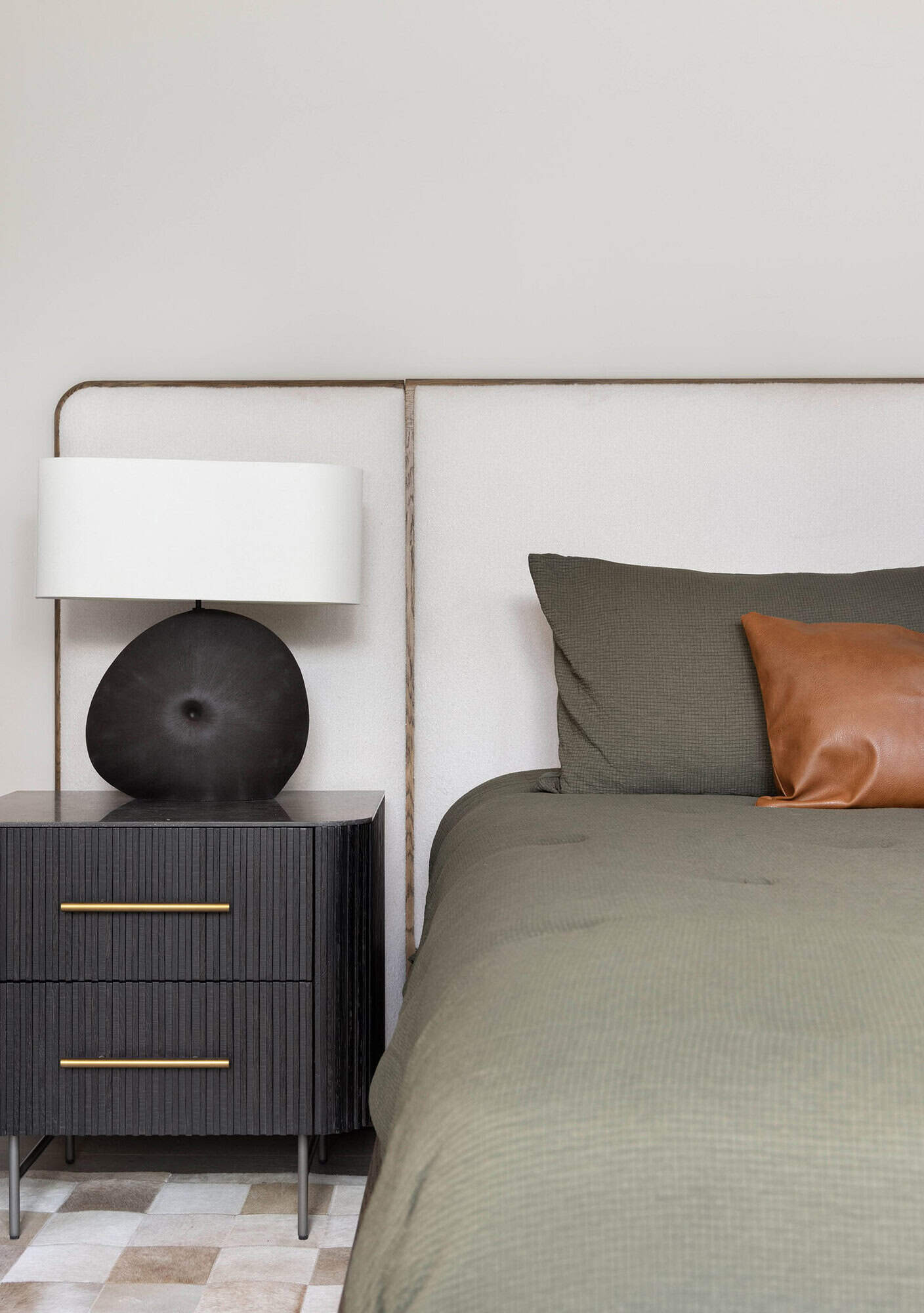 modern rustic bedroom
