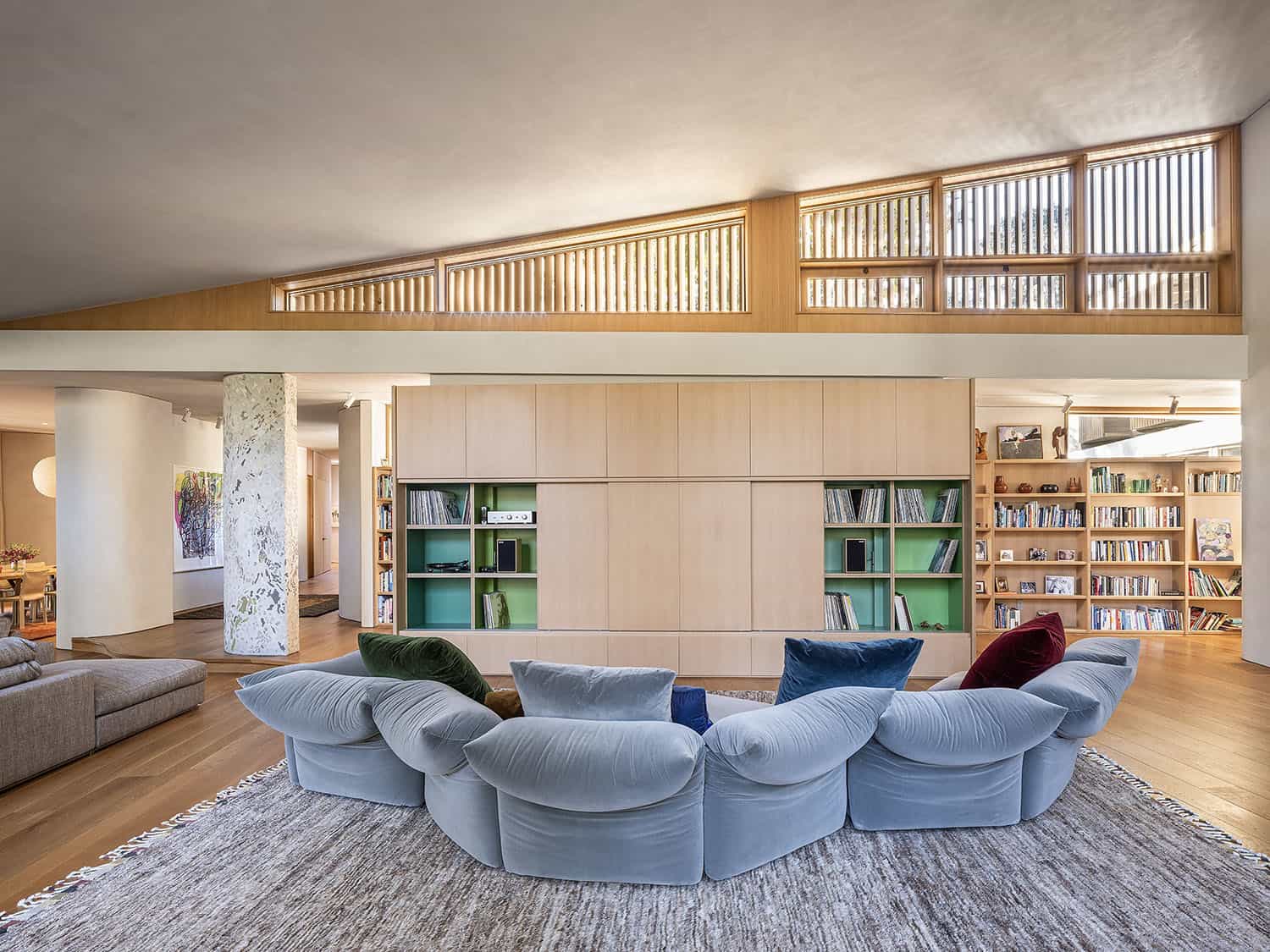contemporary home theater