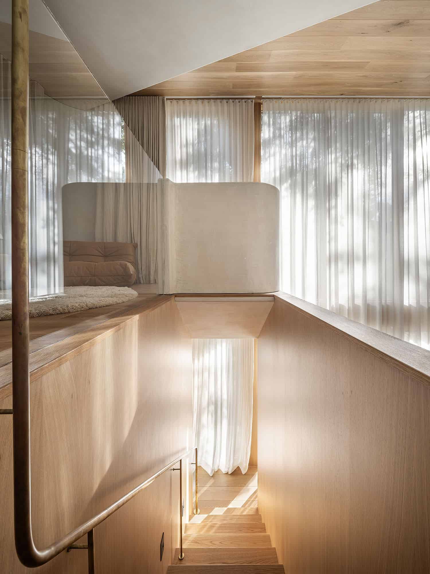 modern organic staircase