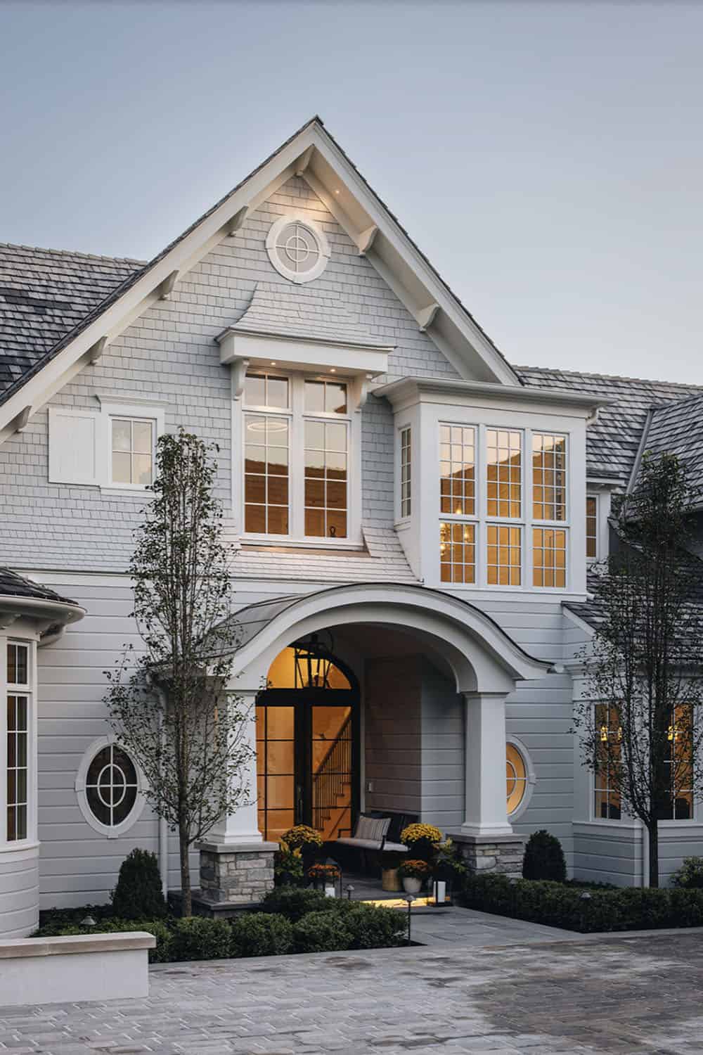 transitional home exterior