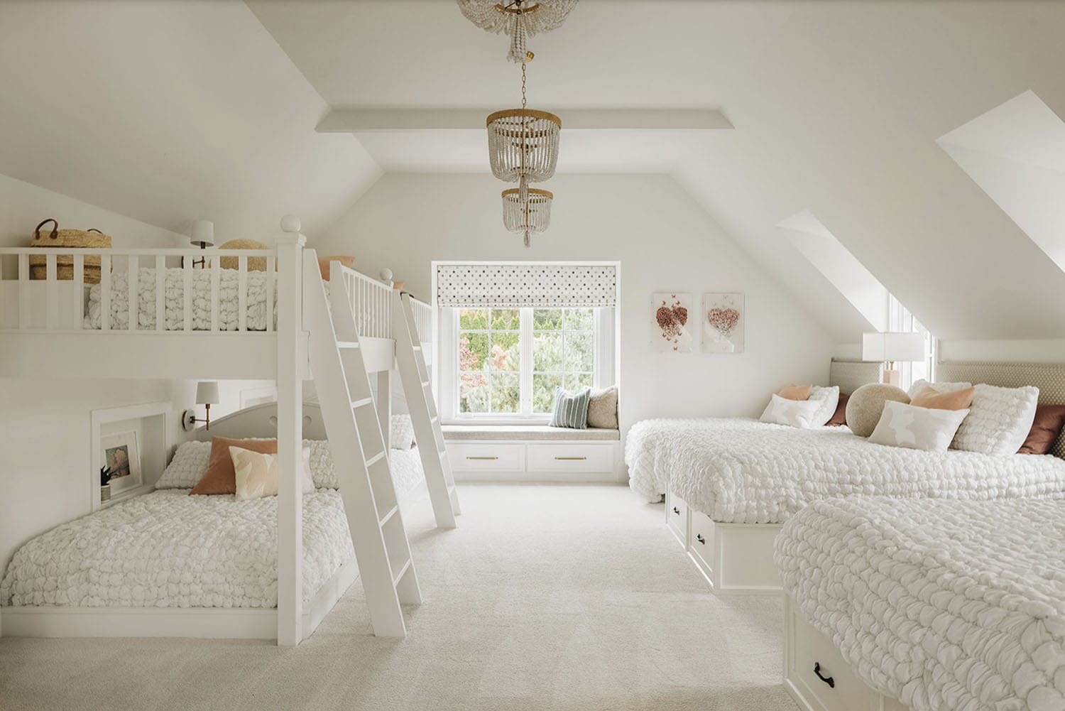 transitional kids bunk bedroom