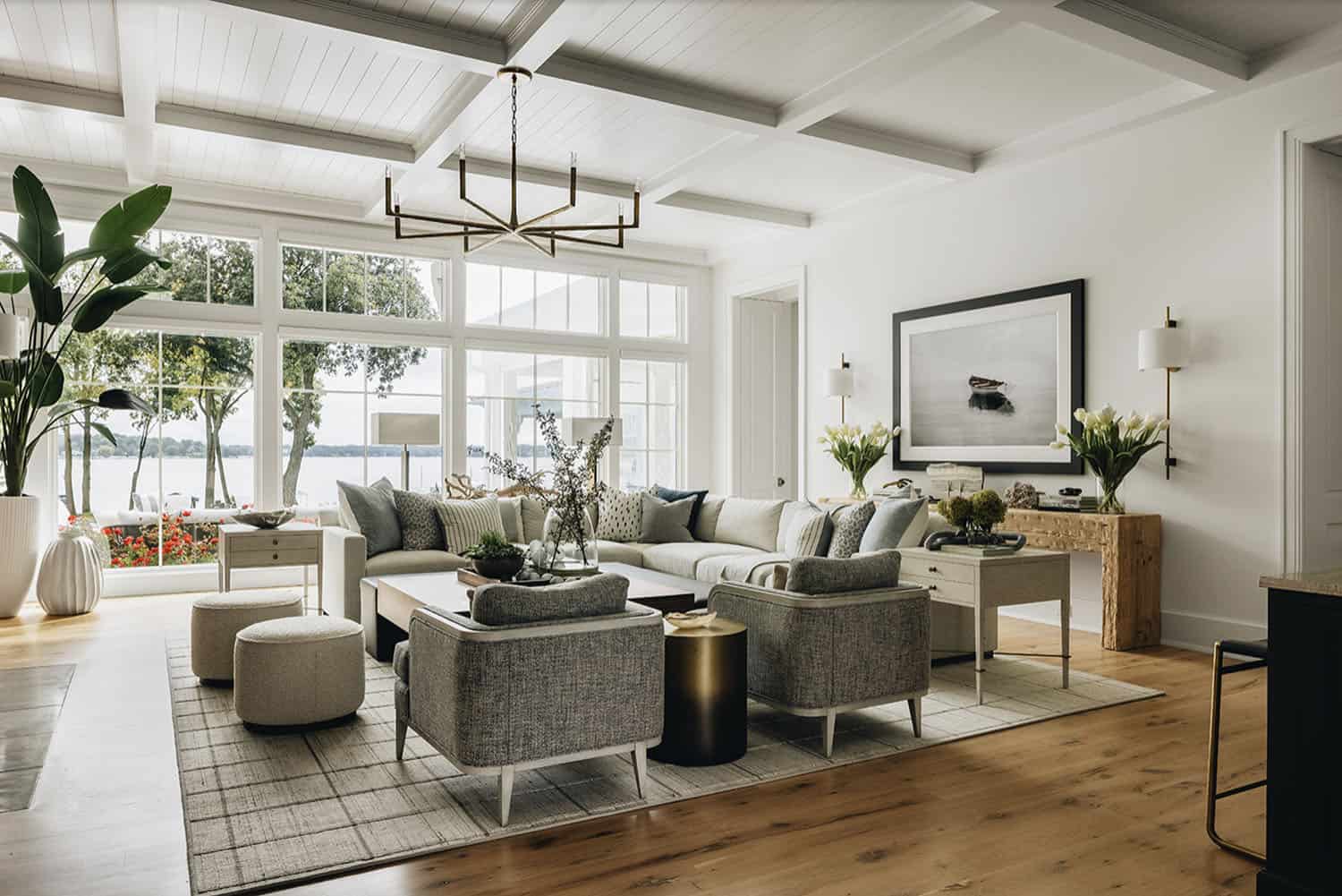 transitional living room