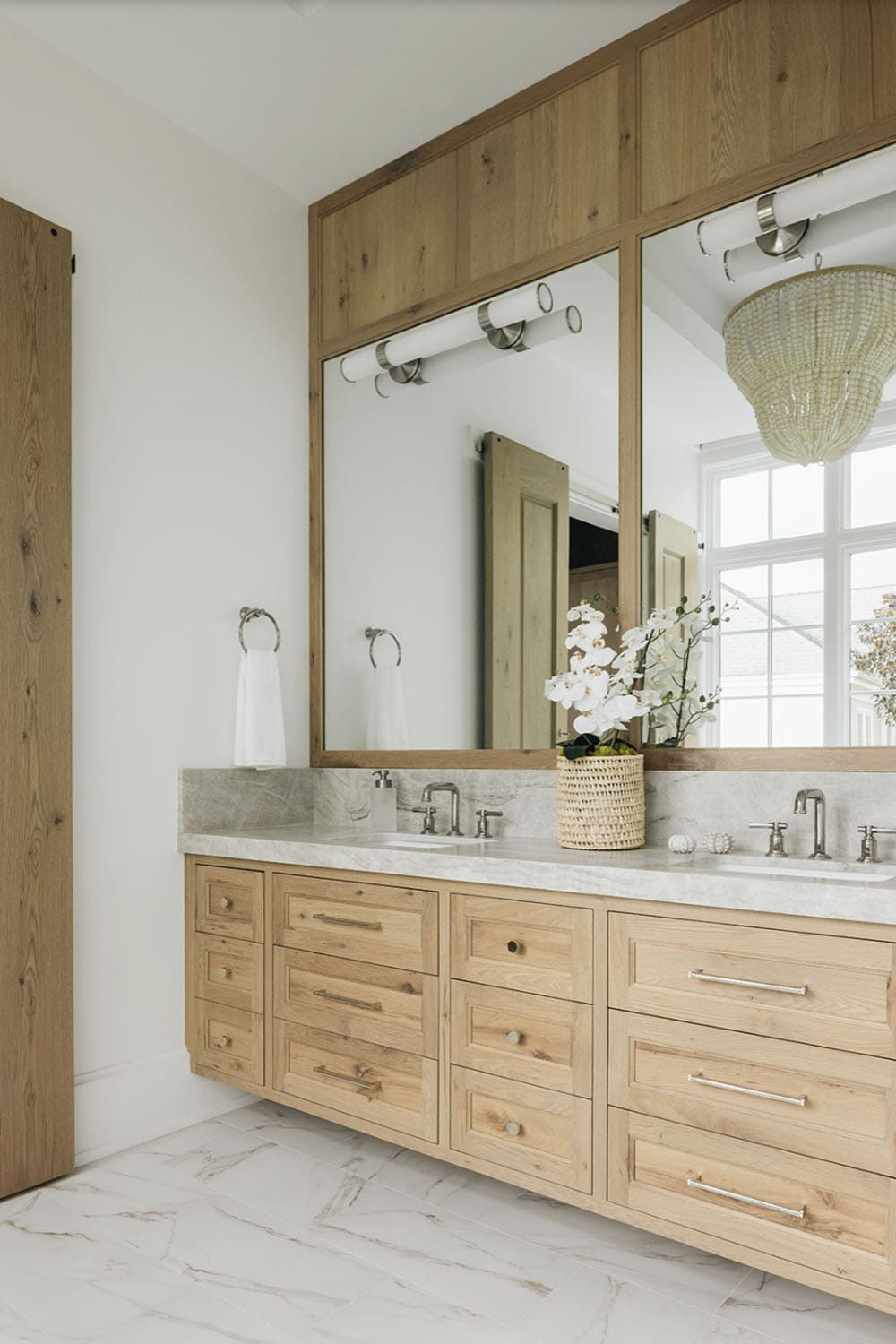 transitional bathroom vanity
