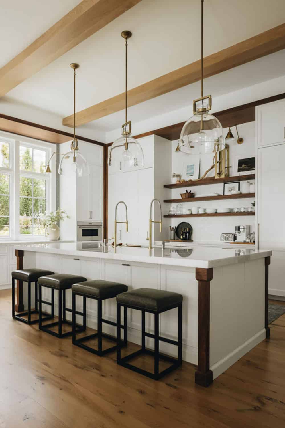 transitional kitchen