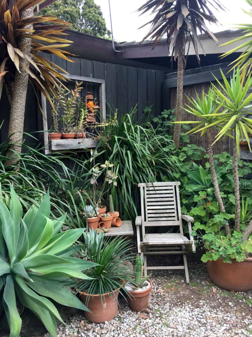 relaxing corner garden