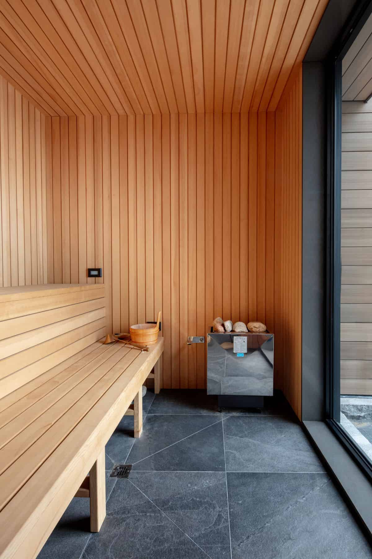 modern sauna
