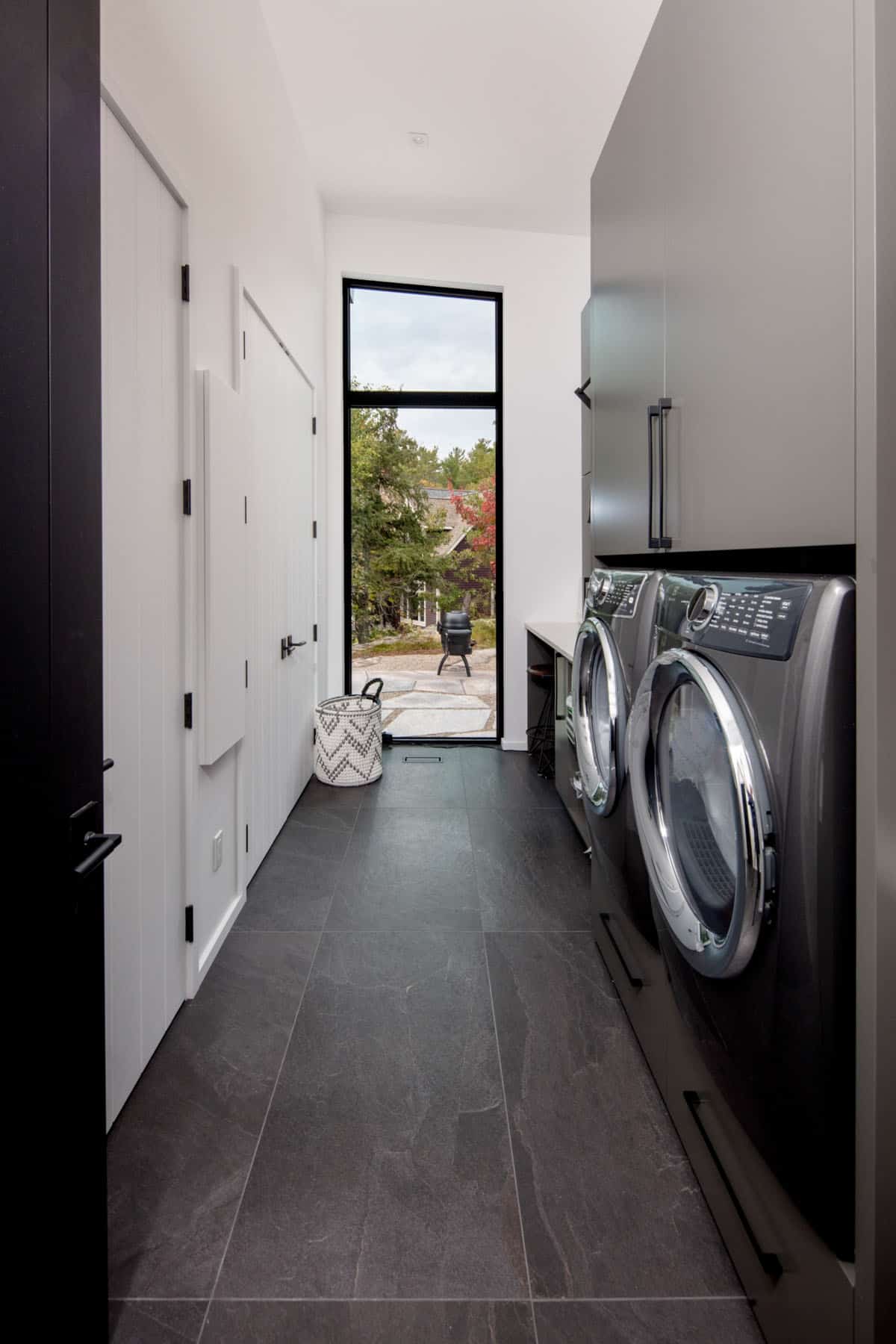 modern laundry room