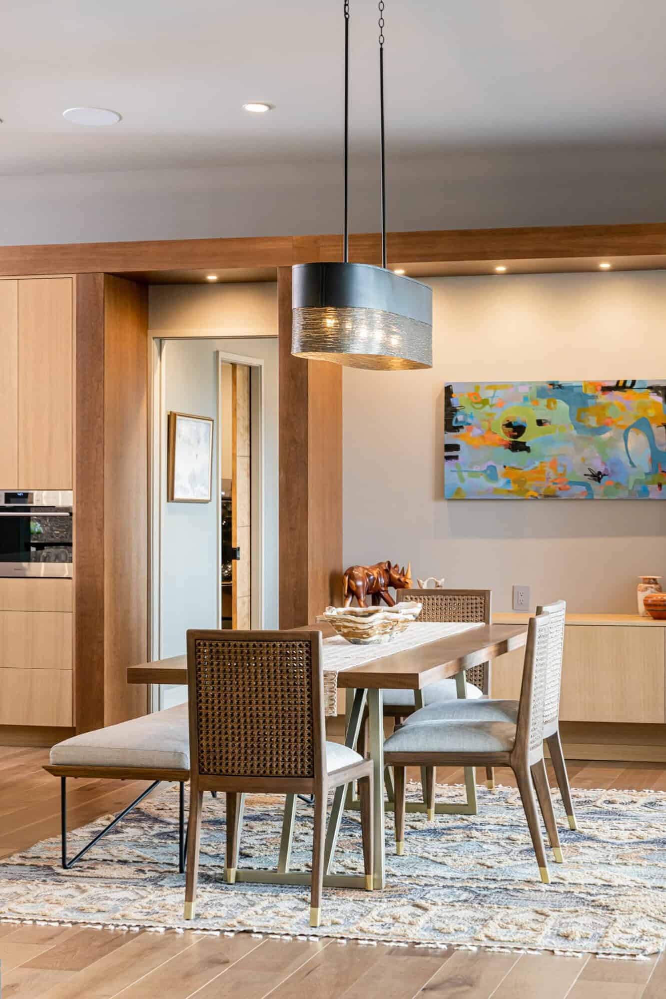 contemporary dining room