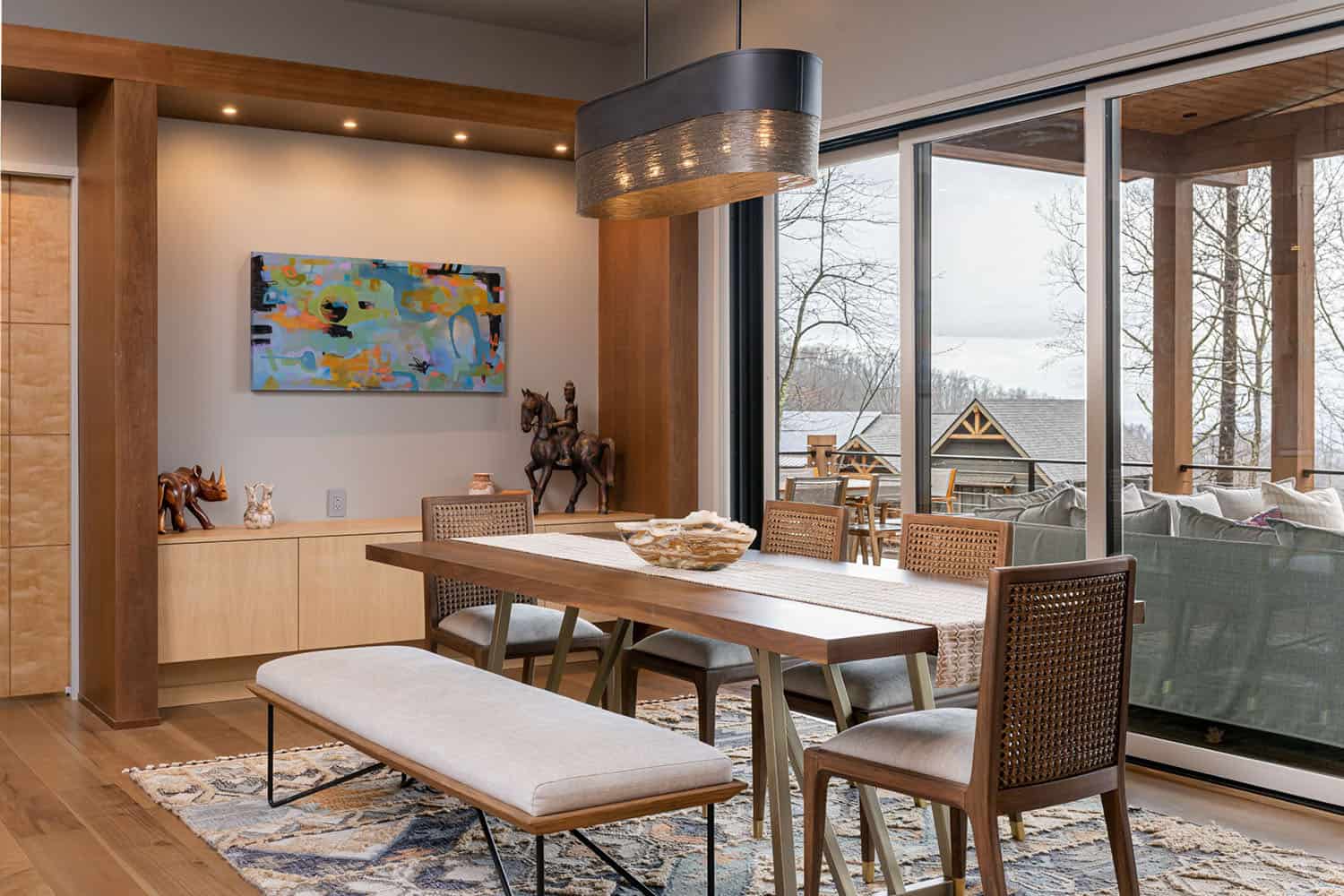 contemporary dining room