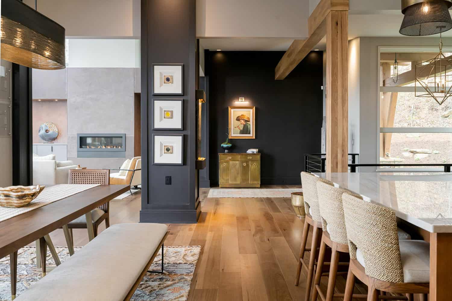 contemporary dining room