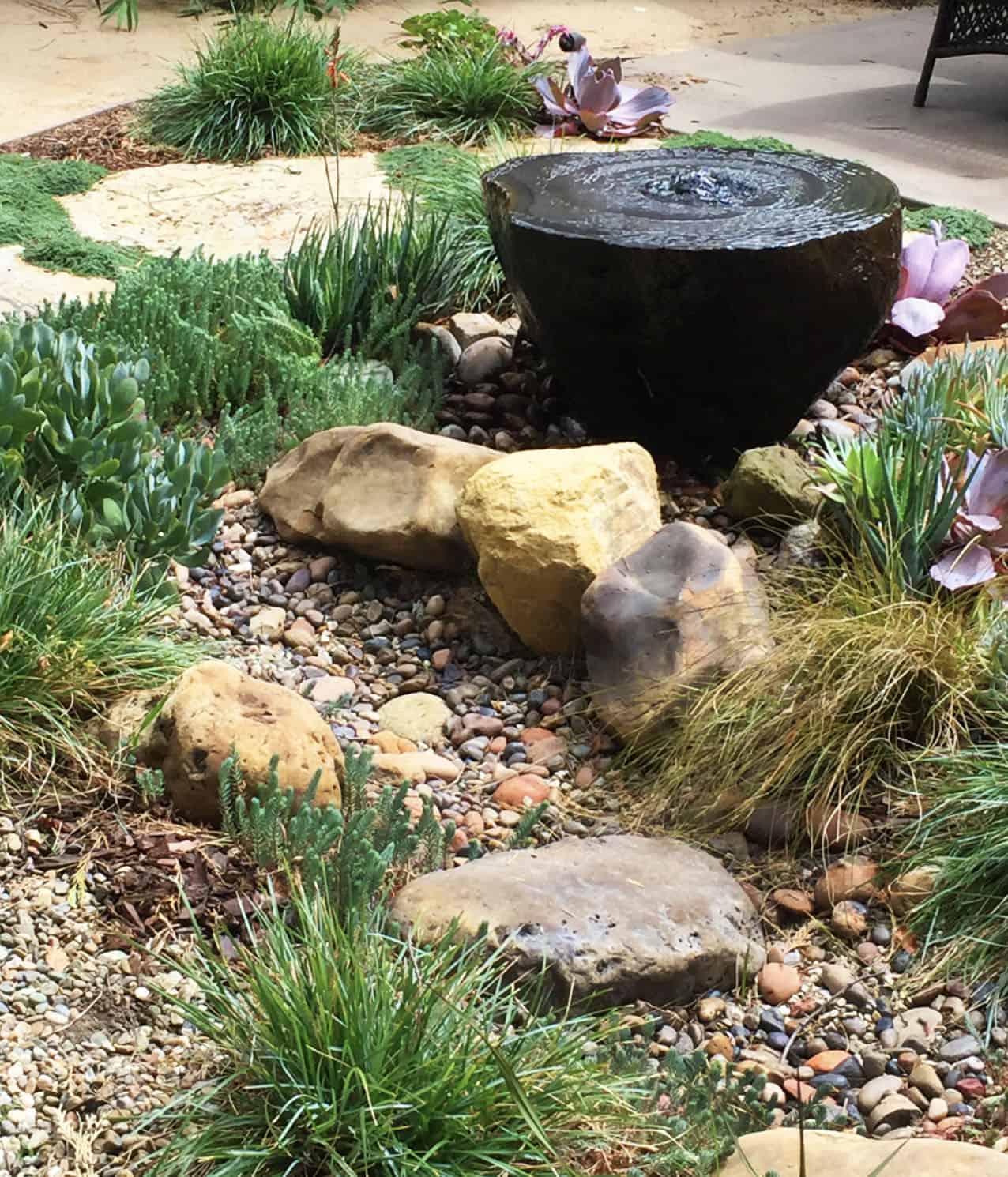 low water zen garden
